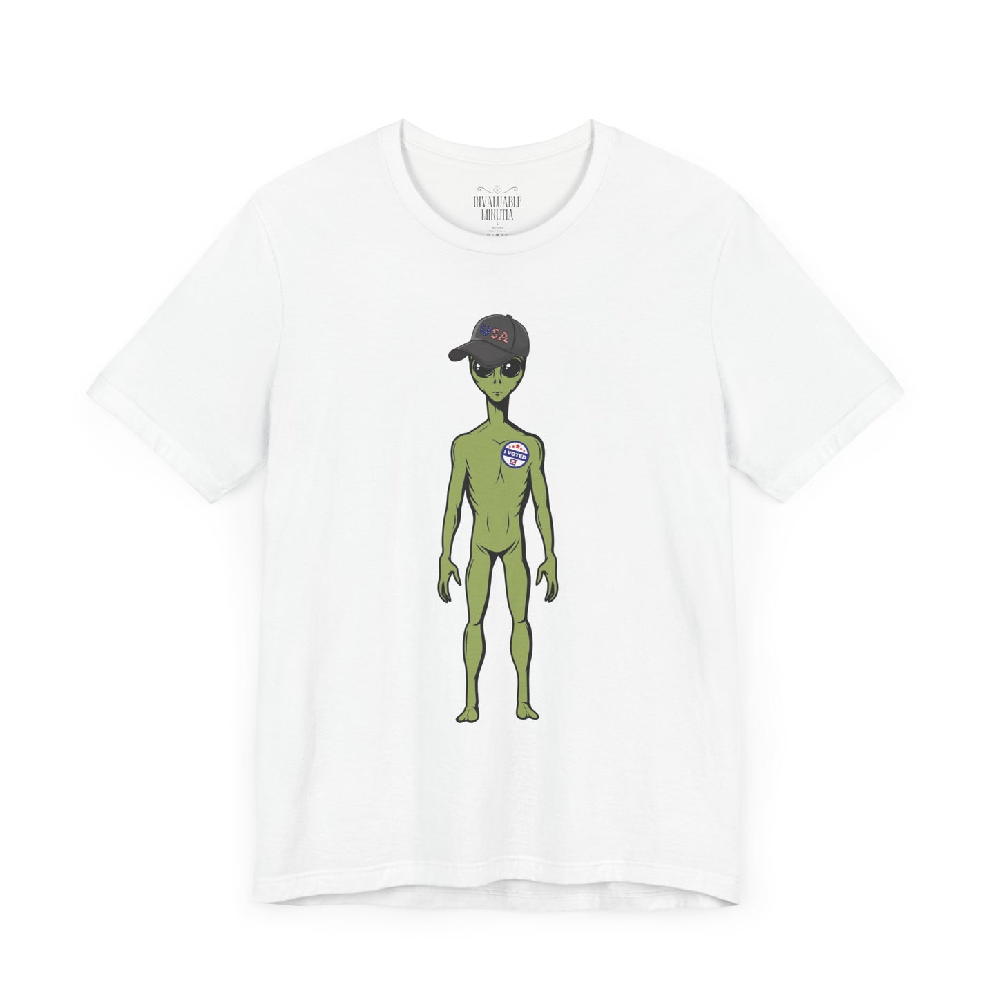 Alien Graphic Tee, Fun T-Shirt for Sci-Fi Lovers, Unisex Casual Wear, Great for Festivals, Gifts for Nerds, Everyday Comfort
