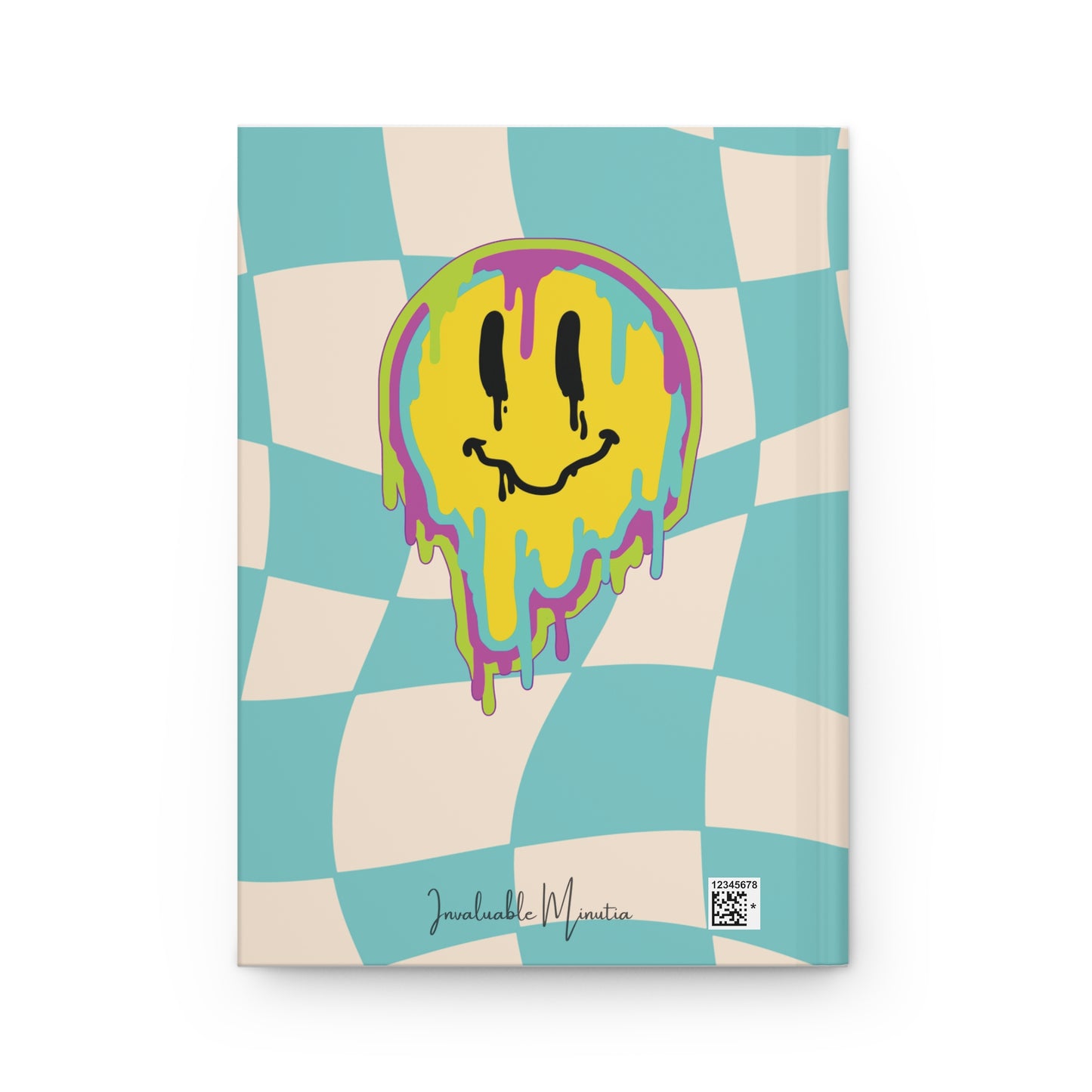 π Trippy Smiley Hardcover Journal β Psychedelic Retro Composition Book