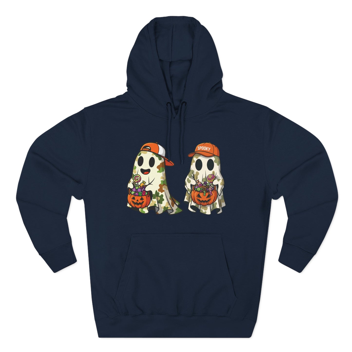 Cute Camo Ghosts Premium Lane Seven Hoodie