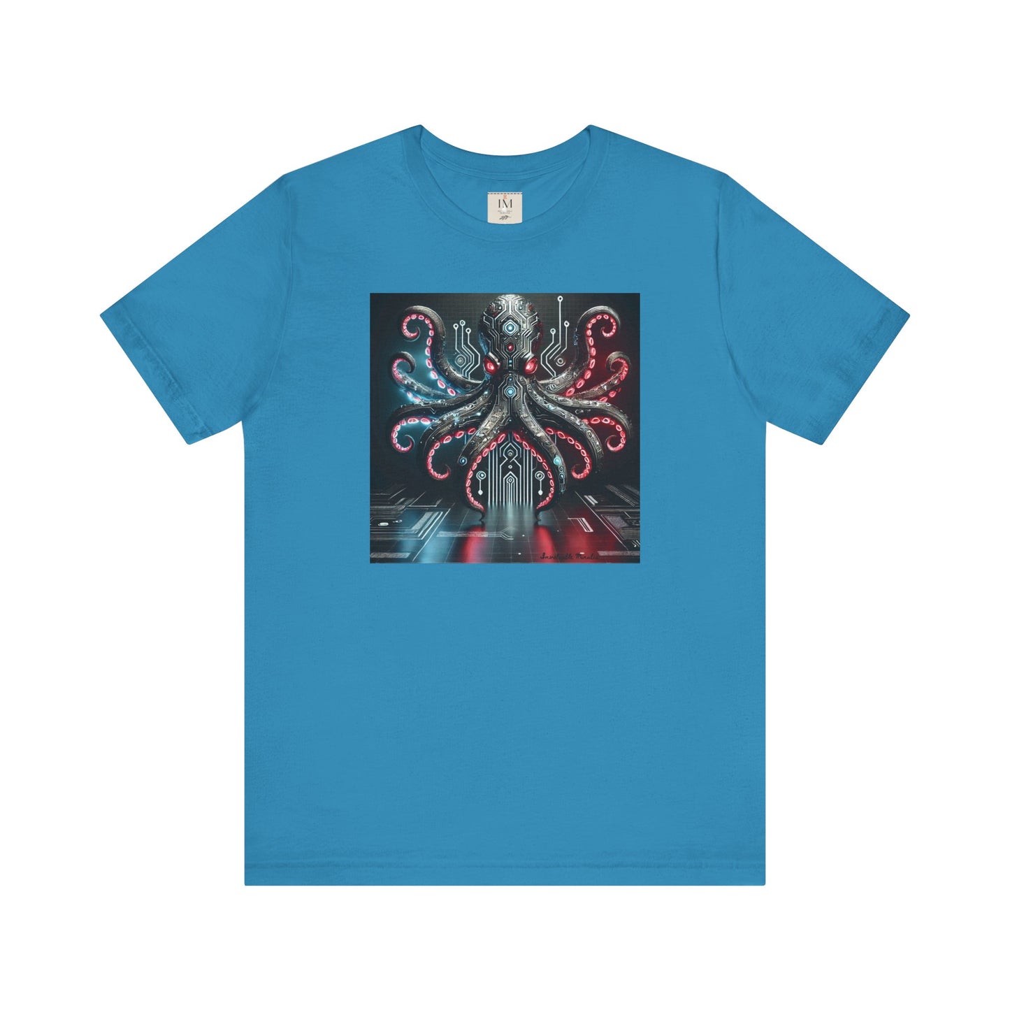 Octopus Sci-Fi Unisex Jersey Short Sleeve Tee - Perfect for Ocean Lovers & Sci-Fi Fans