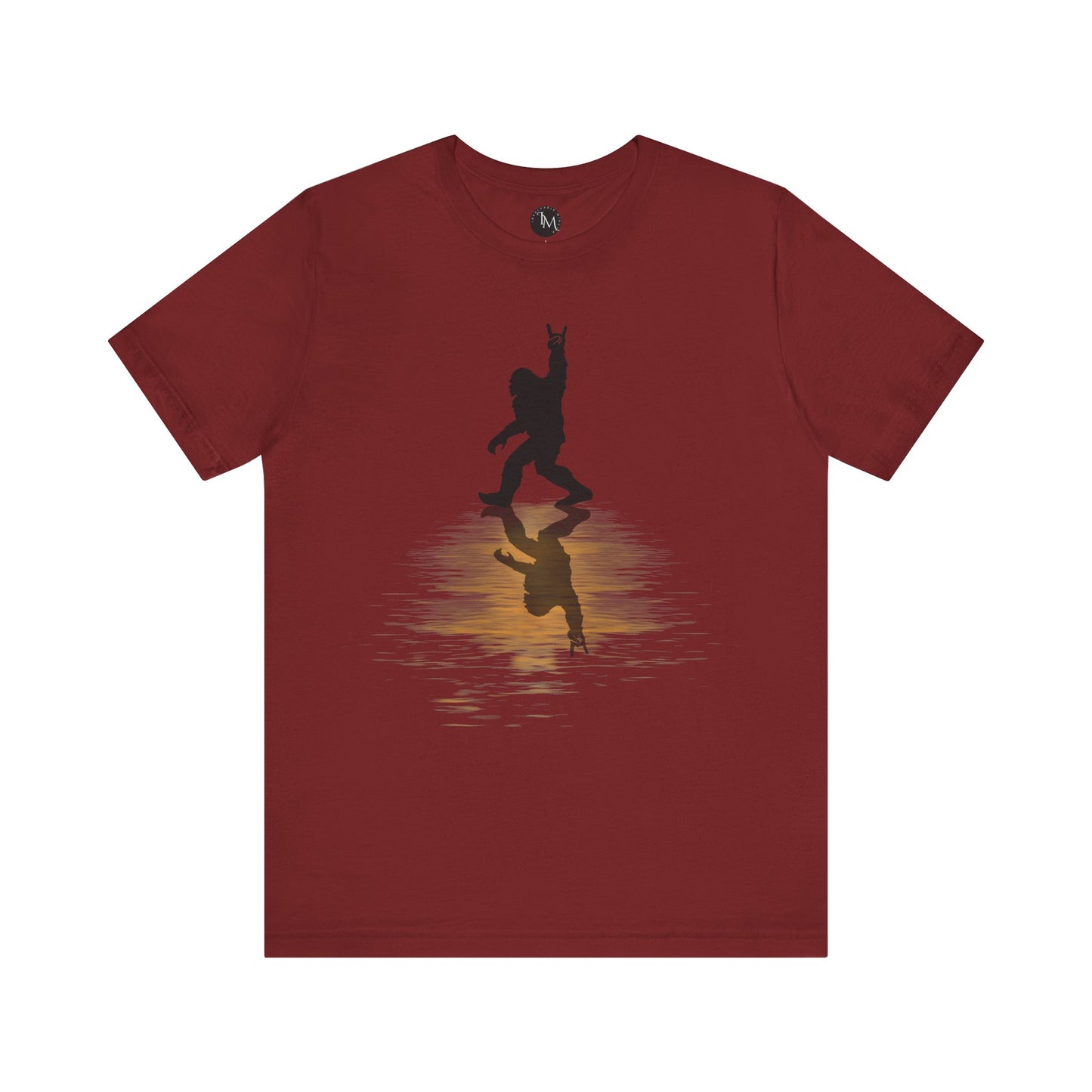 Rocking Bigfoot Unisex Bella+Canvas Jersey Tee - Fun Graphic Shirt for Nature & Cryptid Lovers