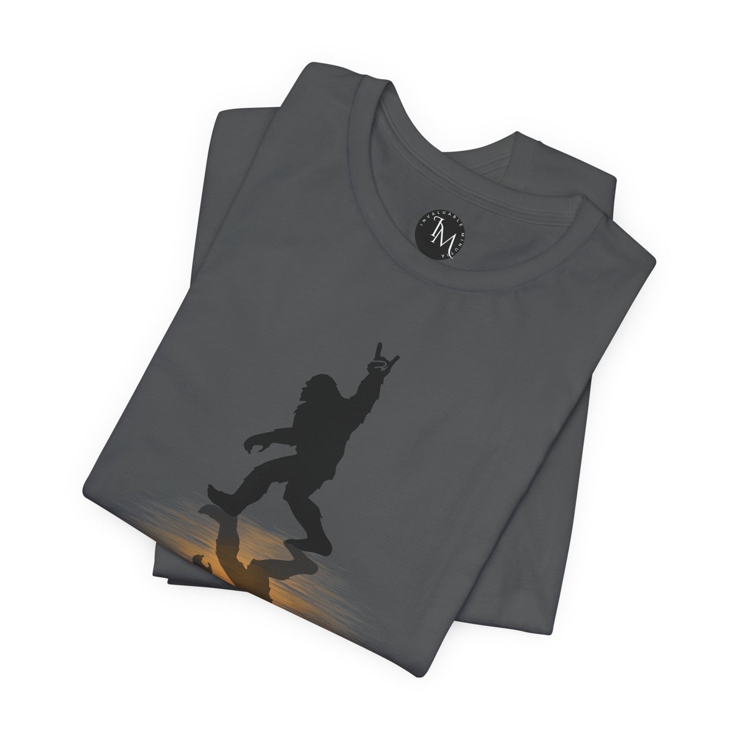 Rocking Bigfoot Unisex Bella+Canvas Jersey Tee - Fun Graphic Shirt for Nature & Cryptid Lovers
