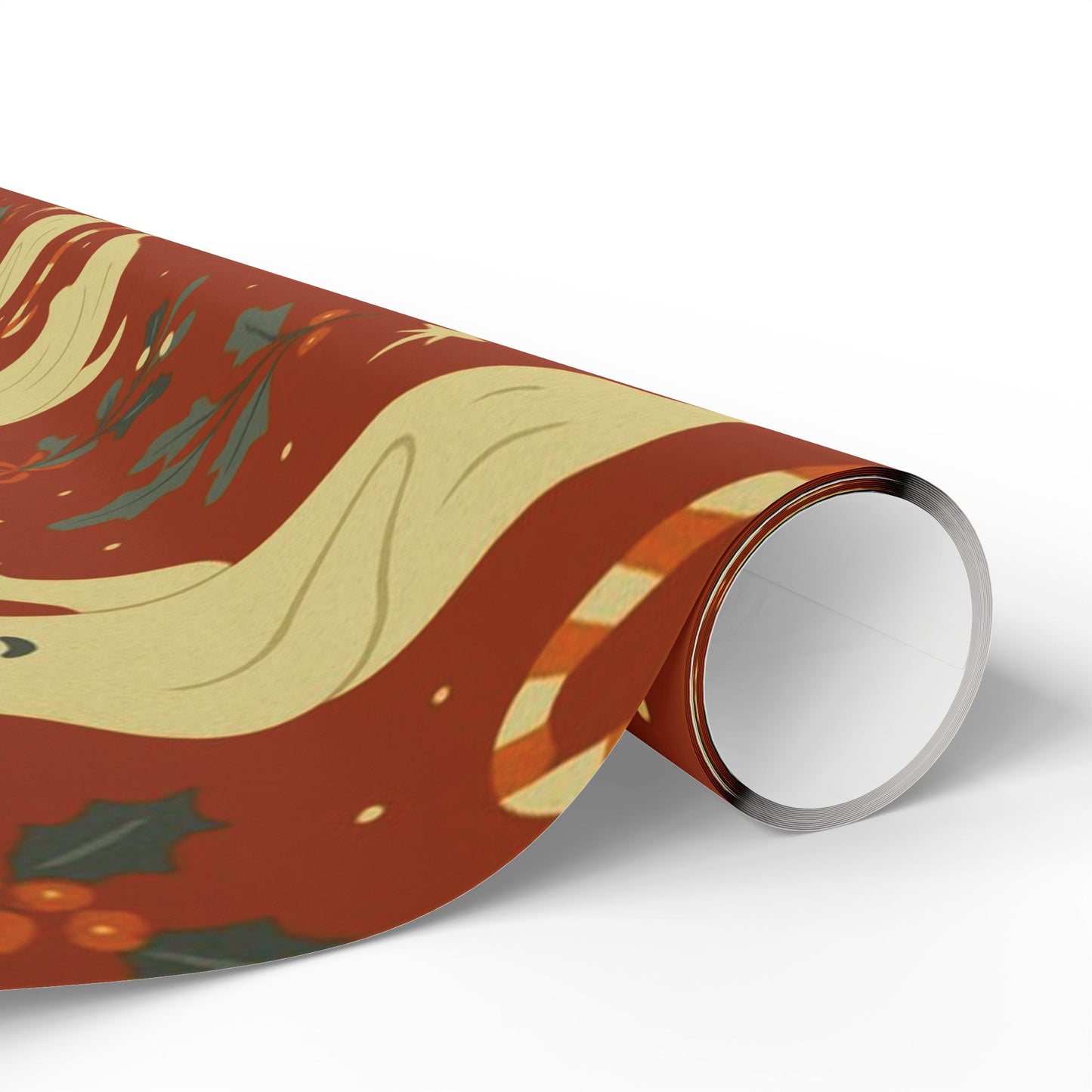 Vintage Holiday Ghosties - Luxury Holiday Wrapping Paper, Victorian Ghost Gift Wrap, 30" Roll (Matte/Gloss)