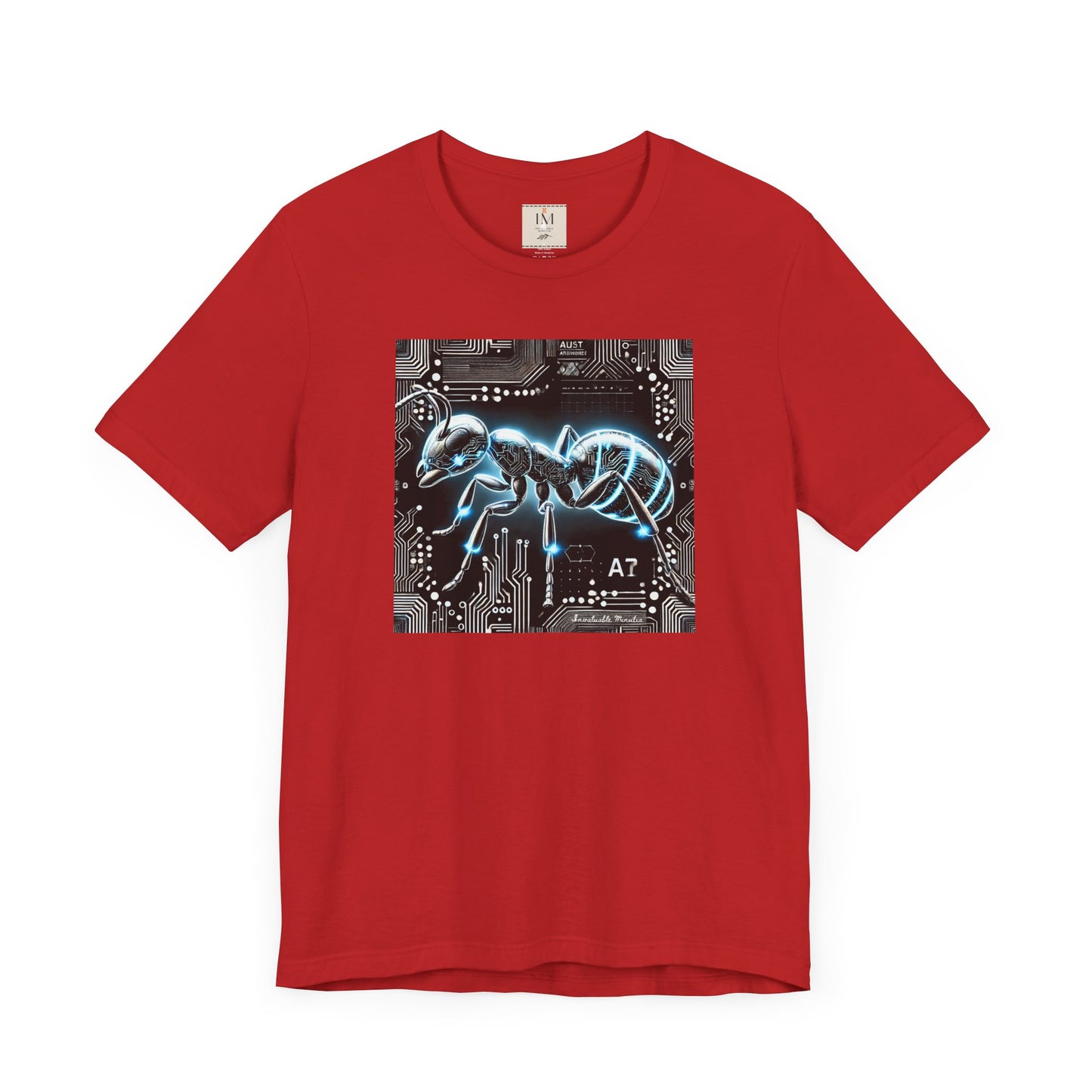 Futuristic Tech Ant Graphic Tee - Unisex Short Sleeve Jersey Shirt Techcore Tee