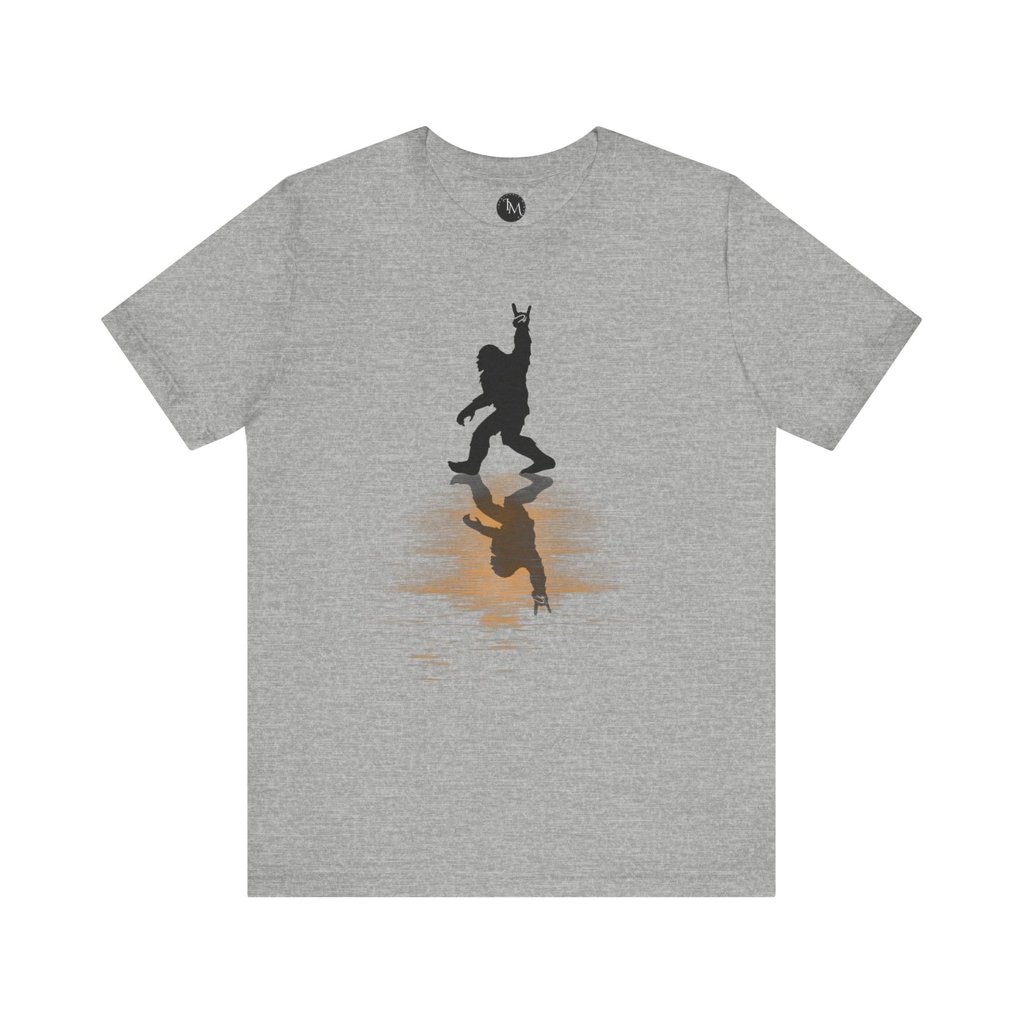Rocking Bigfoot Unisex Bella+Canvas Jersey Tee - Fun Graphic Shirt for Nature & Cryptid Lovers