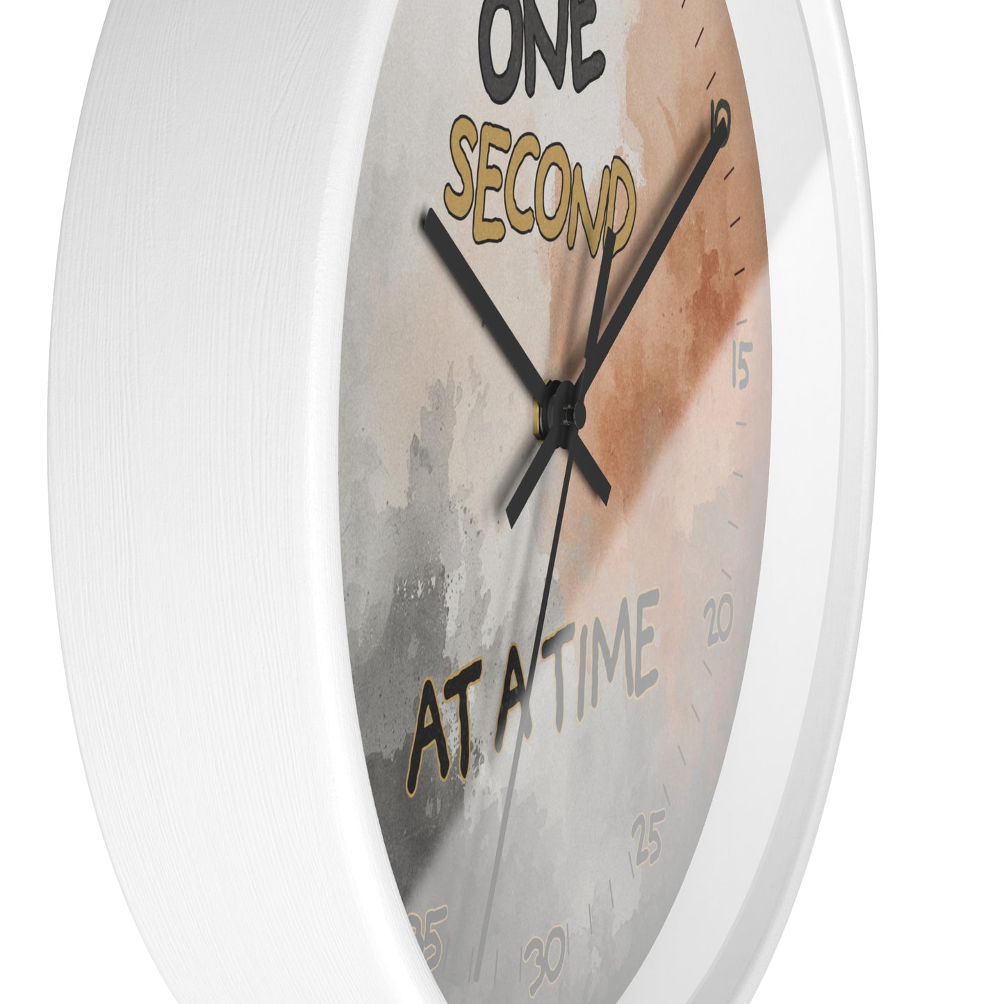 One Second at a Time Premium 10" Wall Clock