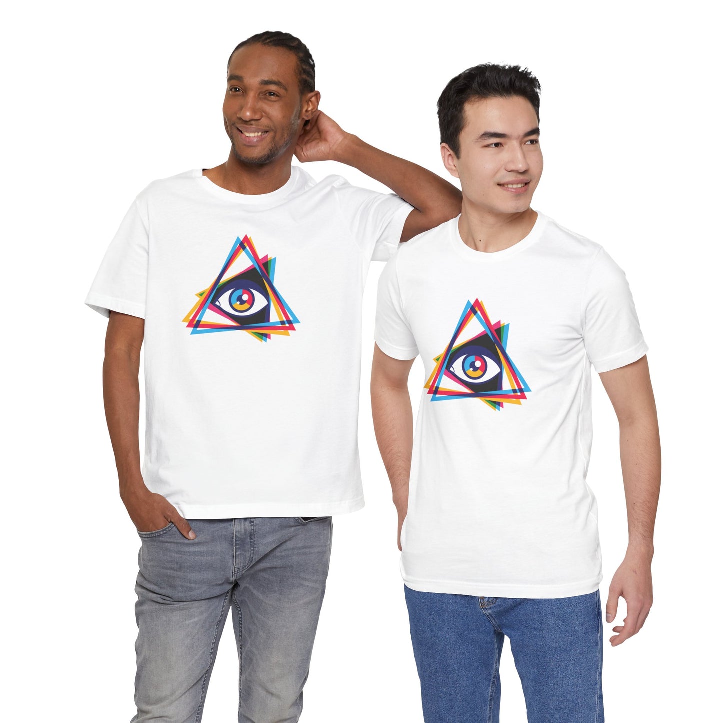 π Prism Eye Tee β Eye-Catching Multicolor Design - Unisex T-Shirt