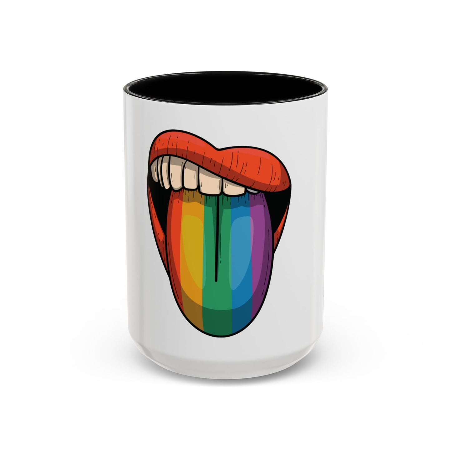 π₯π Pride Tongue Ceramic Mug β Rainbow Tongue Vibes πβ¨