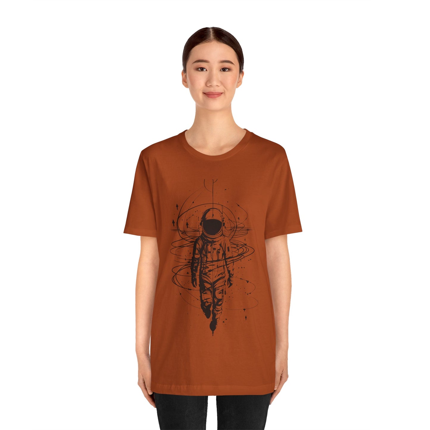 Cosmic Astronaut T-Shirt, Graphic Tee, Space Lover Gift, Unisex Casual Wear, Outer Space Clothing, Astronomy Fan Apparel
