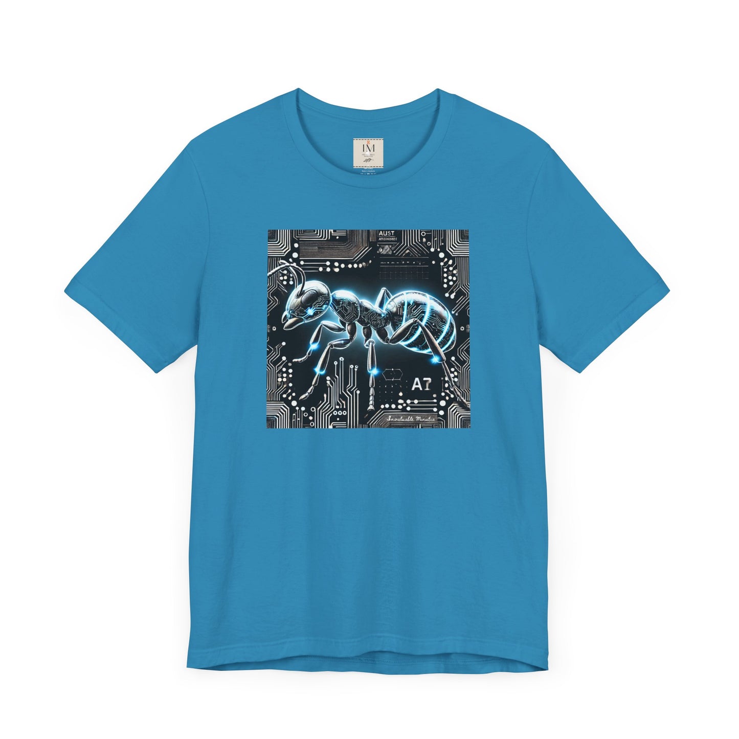 Futuristic Tech Ant Graphic Tee - Unisex Short Sleeve Jersey Shirt Techcore Tee