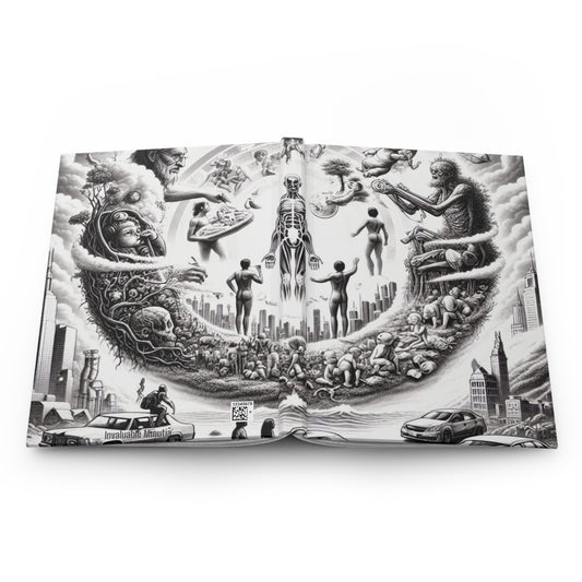 Cycle of Becoming Hardcover Journal – Premium Matte Notebook for Writers, Artists & Dreamers