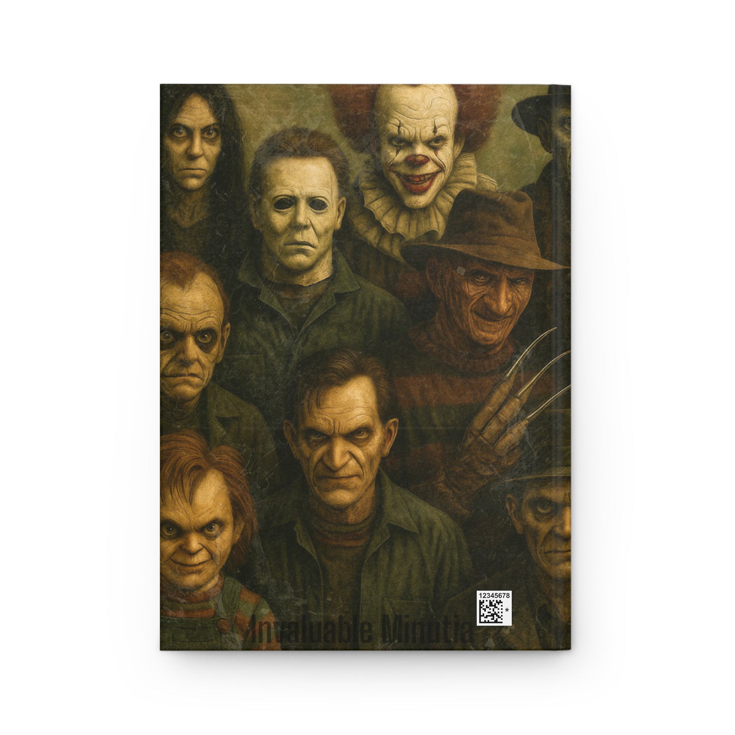 Horror Icons Hardcover Journal – Premium Matte Finish Notebook for Horror Fans