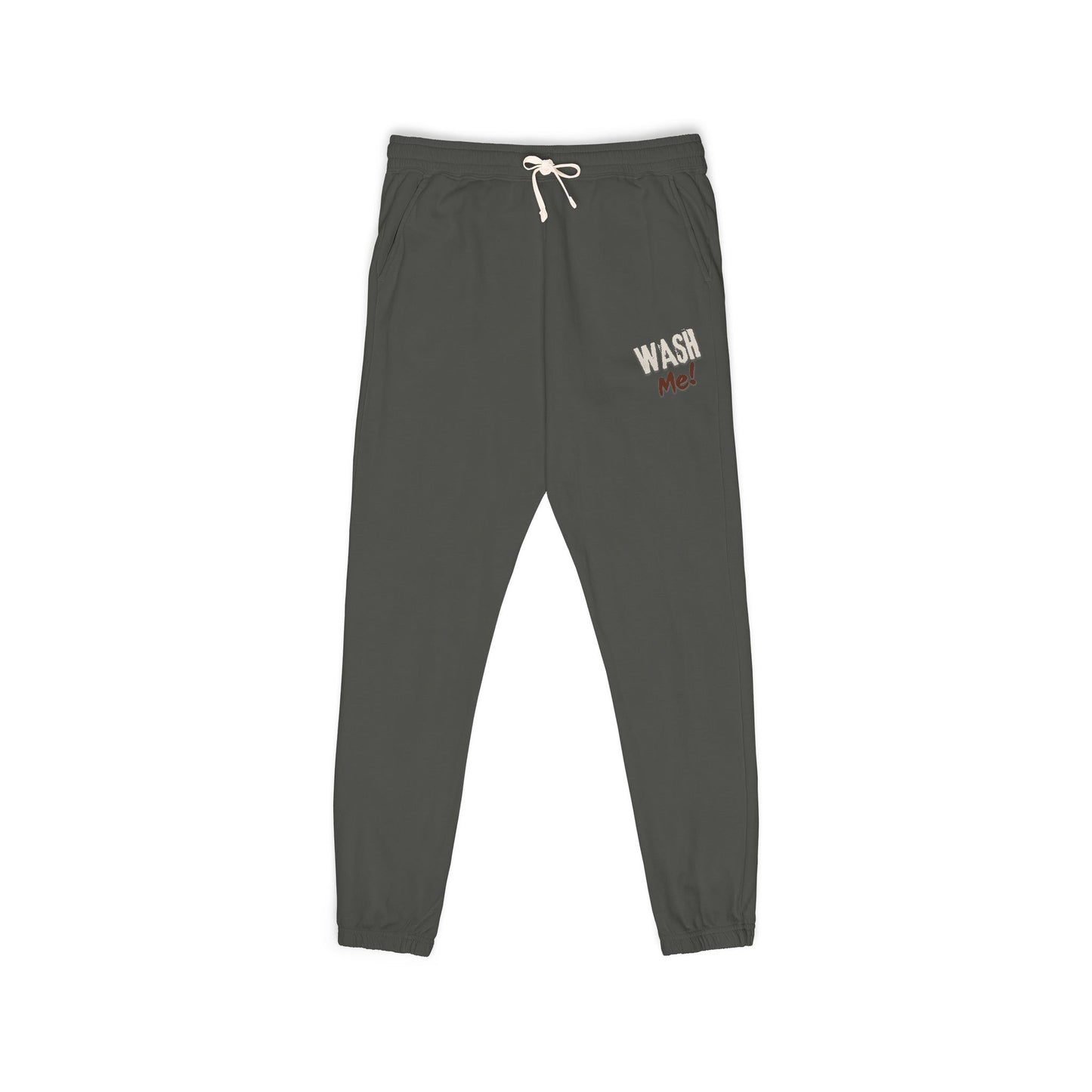 Wash Me! Funny Graphic — Unisex Garment-Dyed Fleece Sweatpants (Comfort Colors® 1469) | Invaluable Minutia
