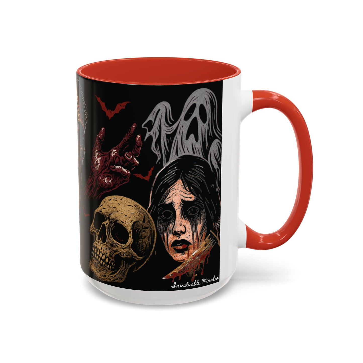 Horror Coffee Mug – Zombie Graveyard Halloween Design – 11oz & 15oz Ceramic – Creepy Goth Kitchen Decor