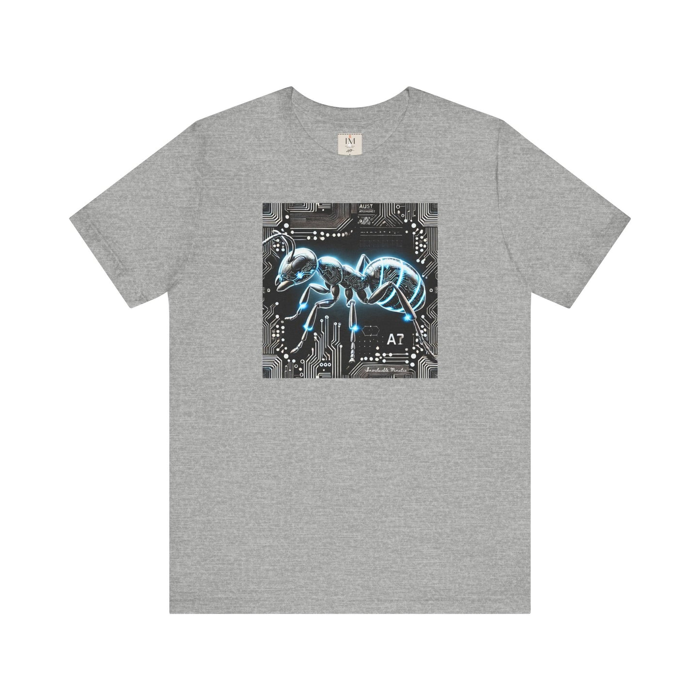 Futuristic Tech Ant Graphic Tee - Unisex Short Sleeve Jersey Shirt Techcore Tee