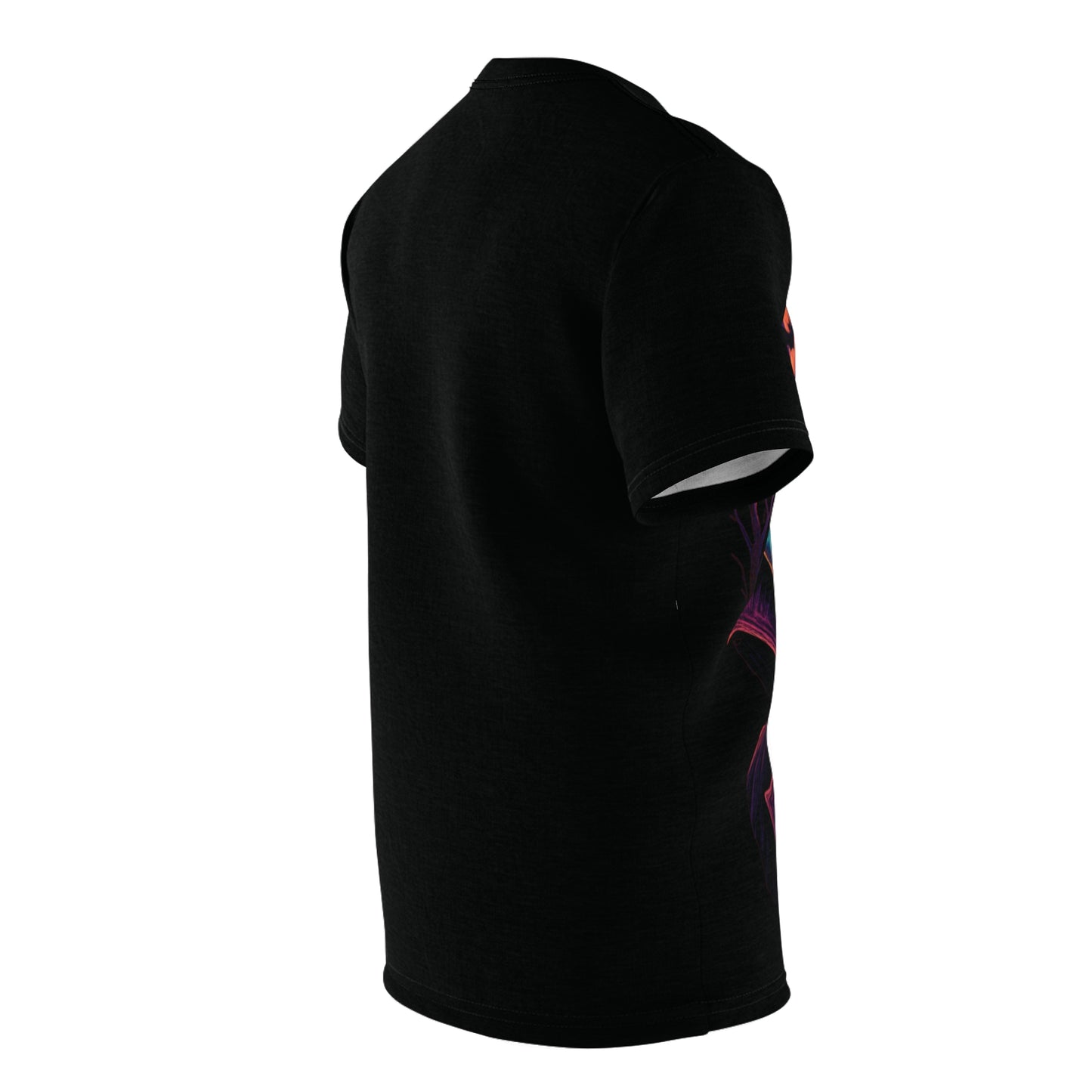 Vampire AOP Halloween T-Shirt β Neon Bloodthirsty Count Extra Large Print Tee (All-Over Print)
