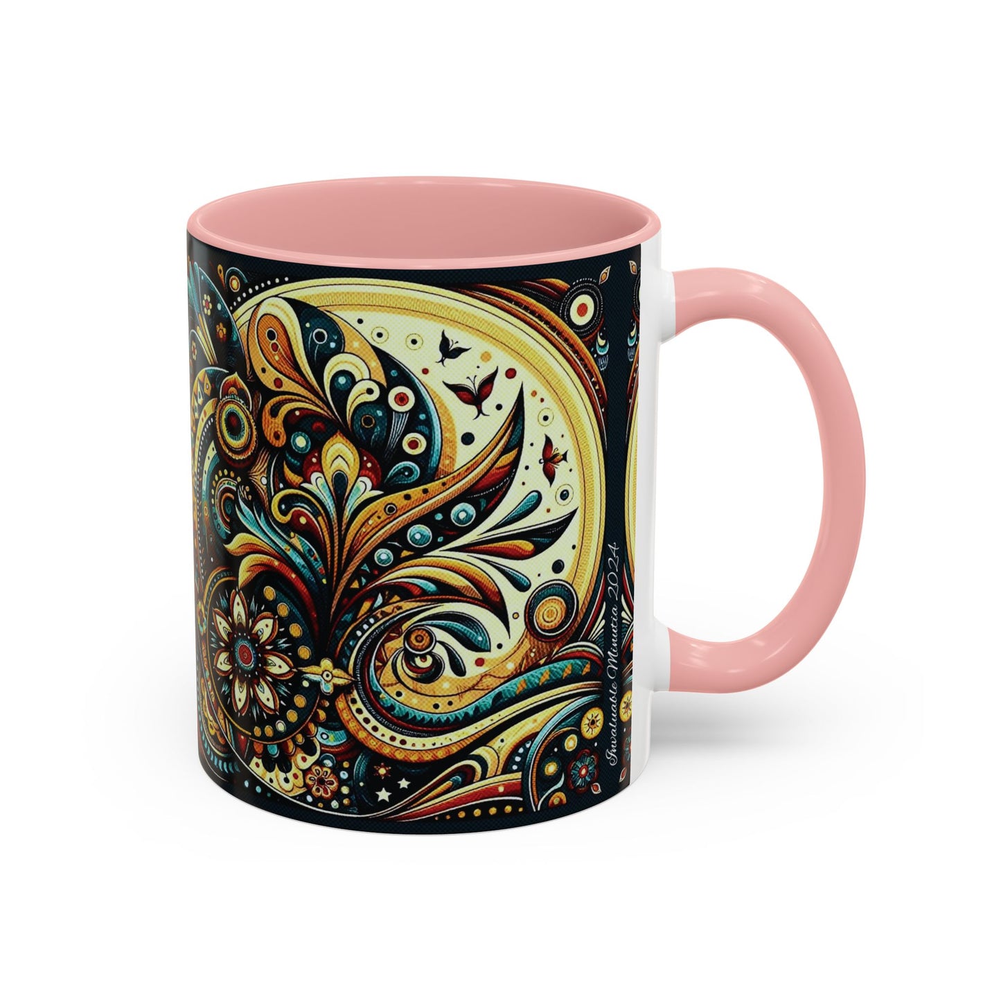 βοΈ Accent Coffee Mug (11, 15oz) β Beautiful Boho Style Graphic πΏ