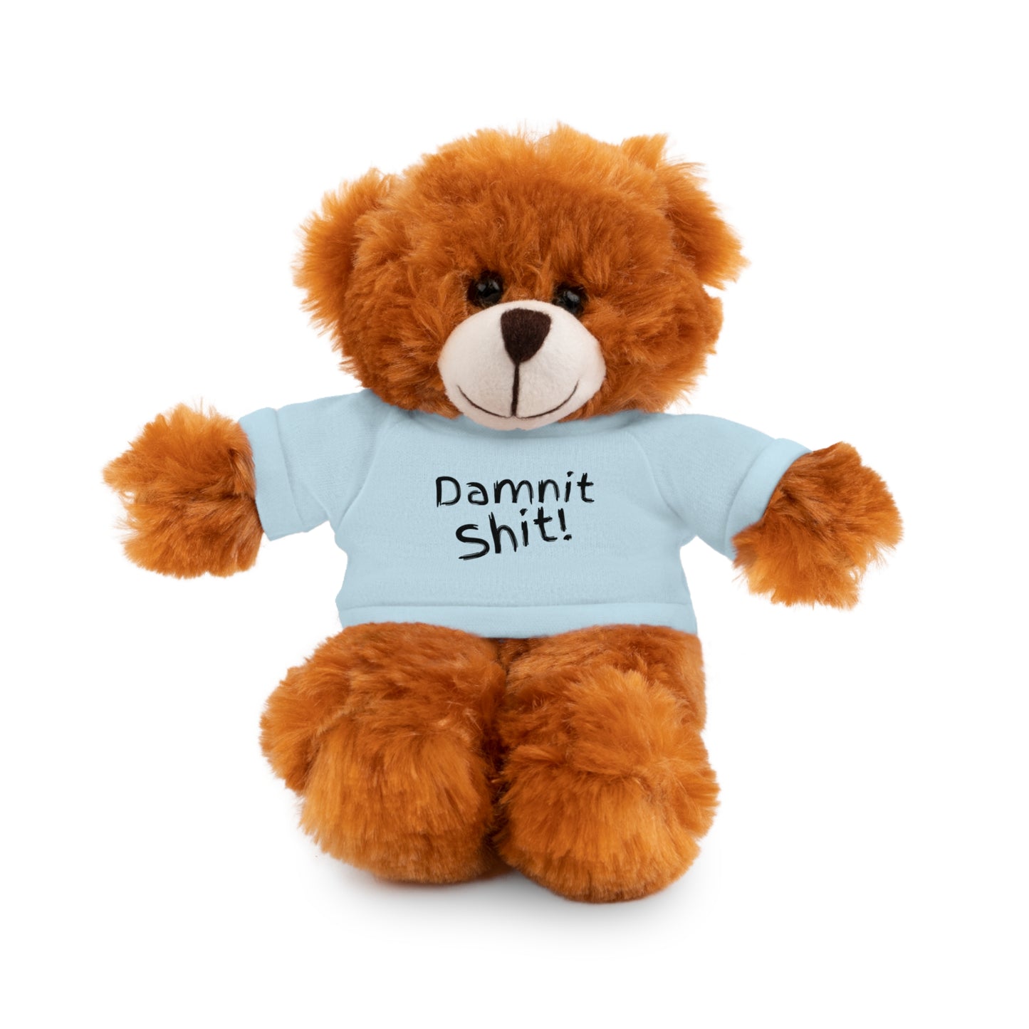 8" Funny Stuffed Animal Gift for Adults, Cute Plush Toy, Humor Bear, Sarcastic Gifts, Quirky Decor, Comfort Toy with Quote