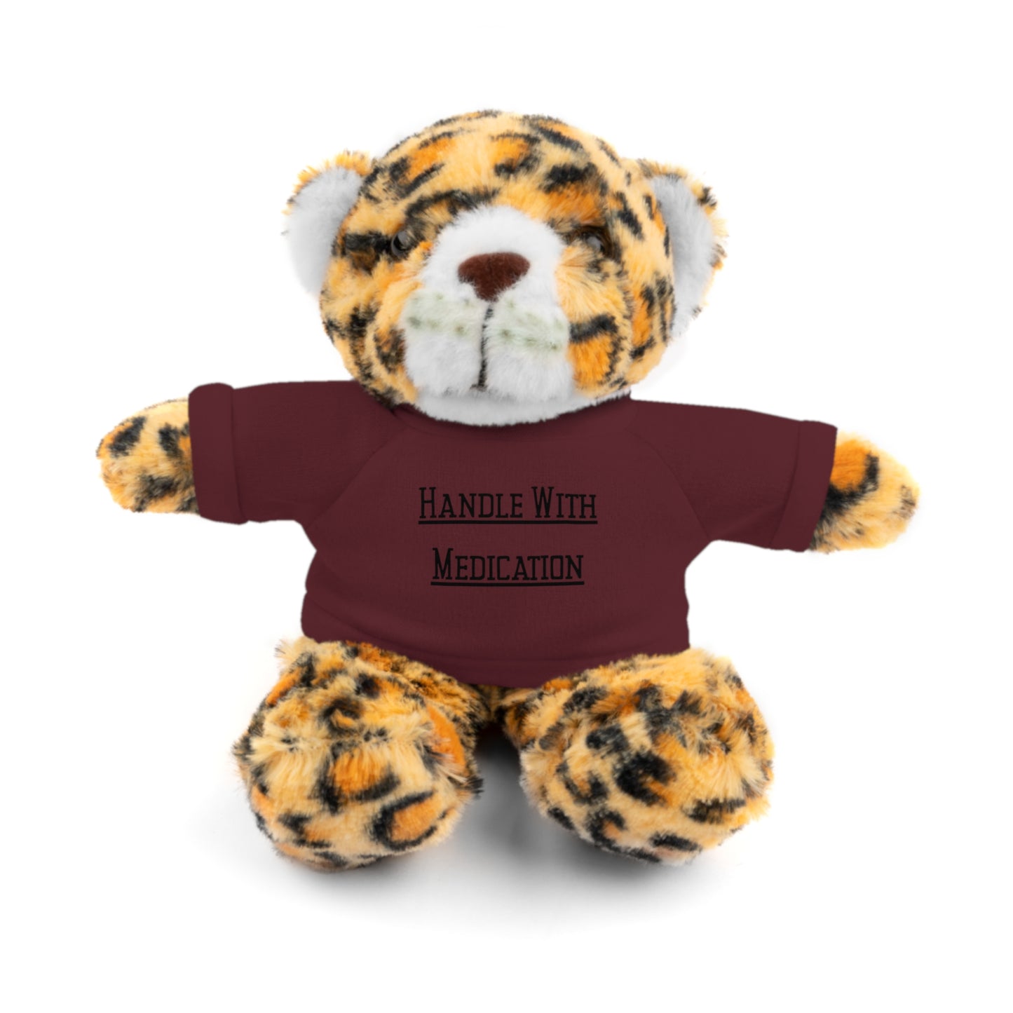 8" Funny Stuffed Animal Gift for Adults, Cute Plush Toy, Humor Bear, Sarcastic Gifts, Quirky Decor, Comfort Toy with Quote