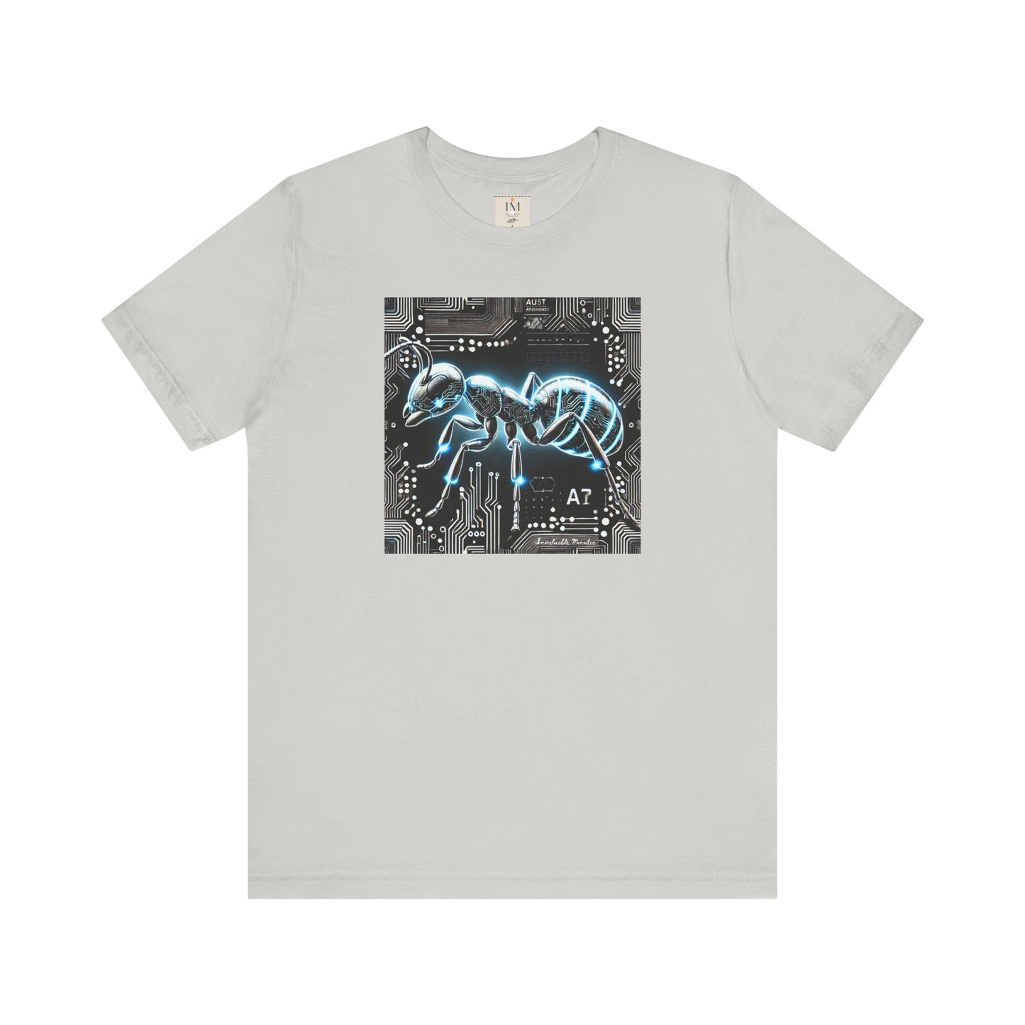 Futuristic Tech Ant Graphic Tee - Unisex Short Sleeve Jersey Shirt Techcore Tee