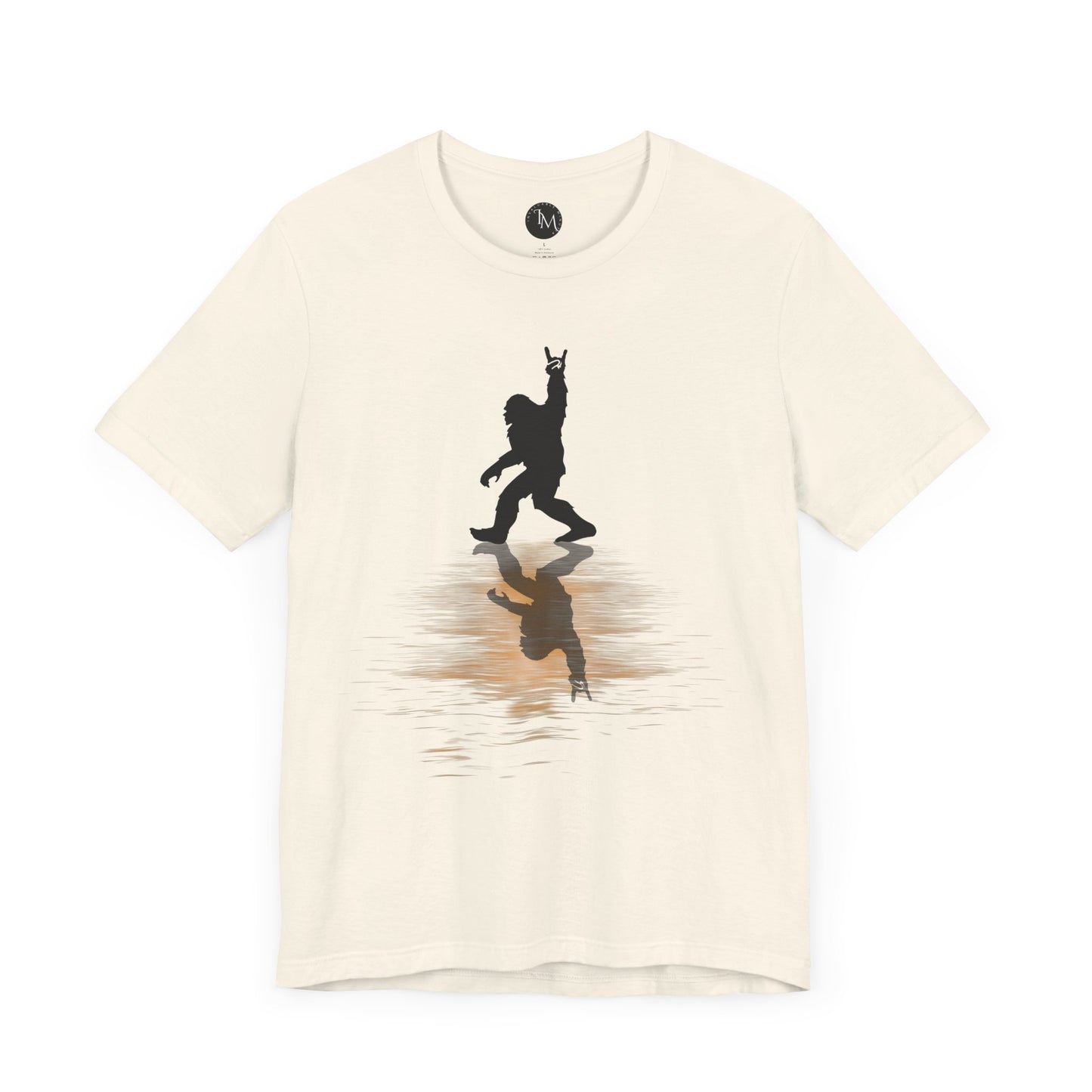 Rocking Bigfoot Unisex Bella+Canvas Jersey Tee - Fun Graphic Shirt for Nature & Cryptid Lovers
