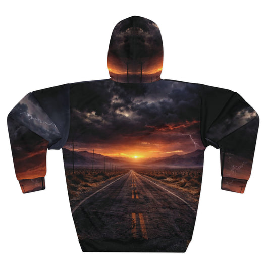 Still Here - Sunset Highway Premium AOP Pullover Hoodie (MMW On Demand)