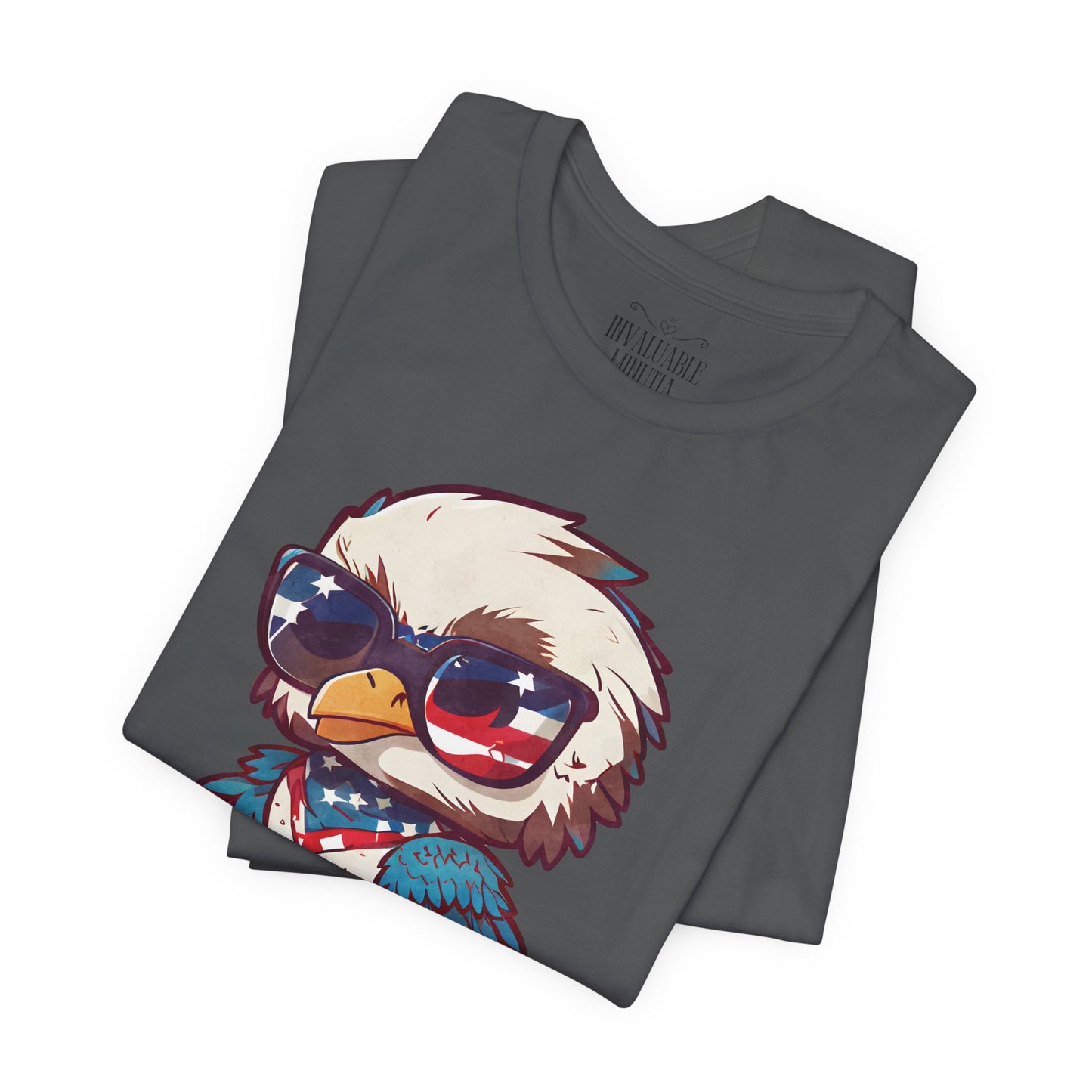 Cool Patriot Eagle Tee β Unisex Bella+Canvas Jersey - 4th of July T-shirt