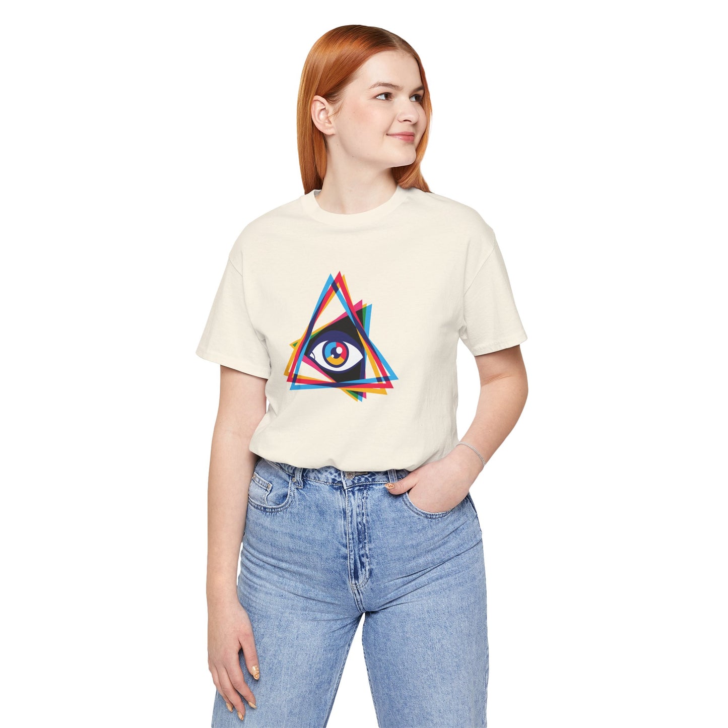 π Prism Eye Tee β Eye-Catching Multicolor Design - Unisex T-Shirt