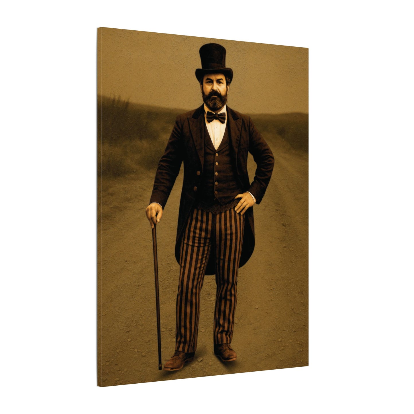 The Ringmaster – Vintage Circus Inspired Canvas Wall Art - Matte Canvas Print (Gallery-Wrapped) 0.75"
