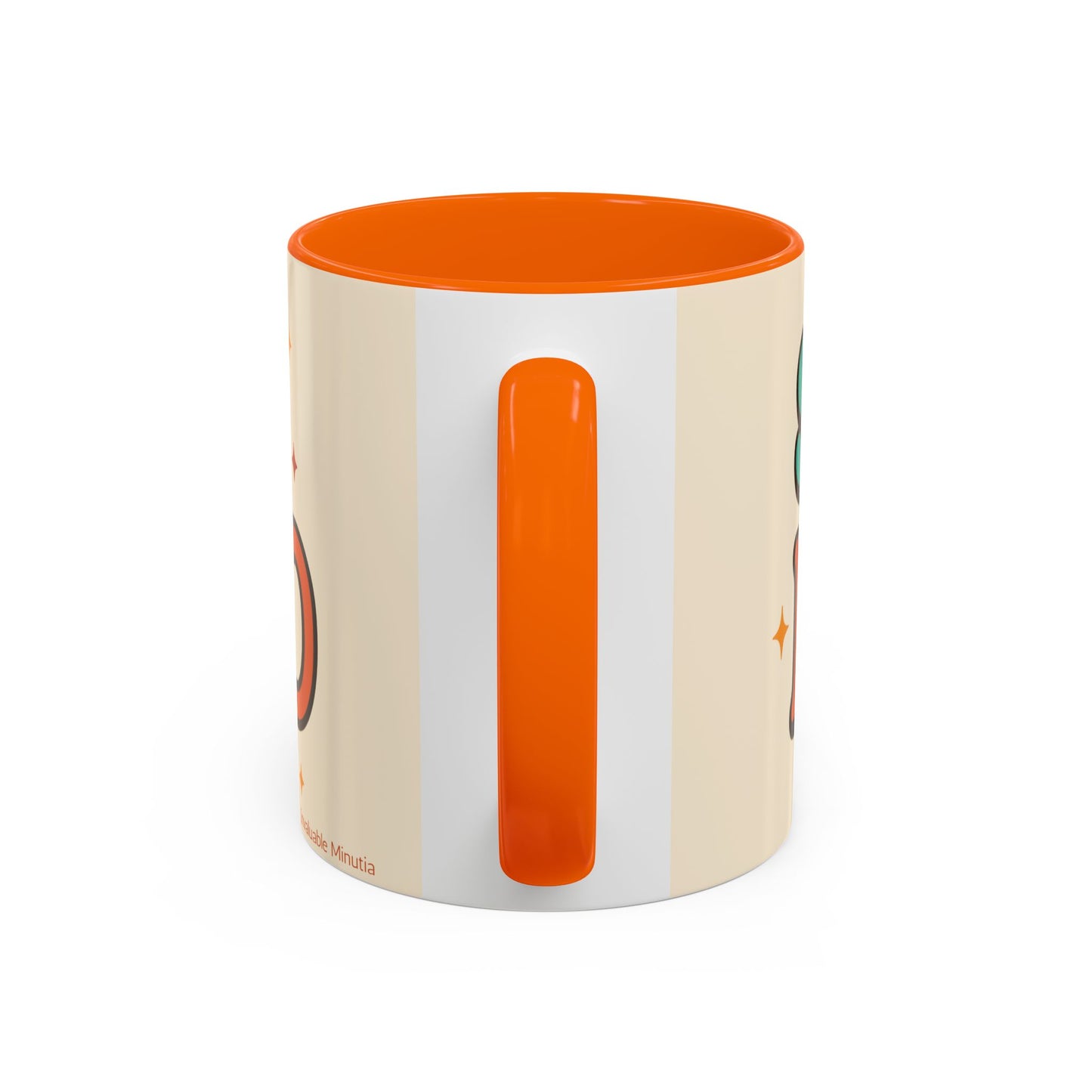Study Fuel Color Accent Mug (11oz/15oz) – Retro Teacher/Student Coffee Cup • Back to School • Durable Ceramic