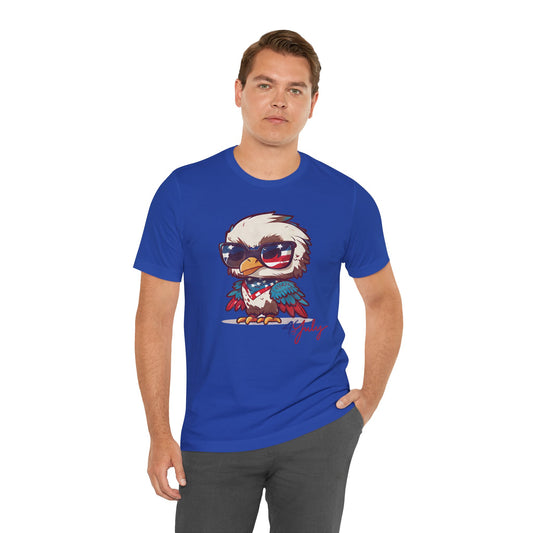 Cool Patriot Eagle-tröja – Unisex Bella+Canvas-tröja – 4 juli-tröja