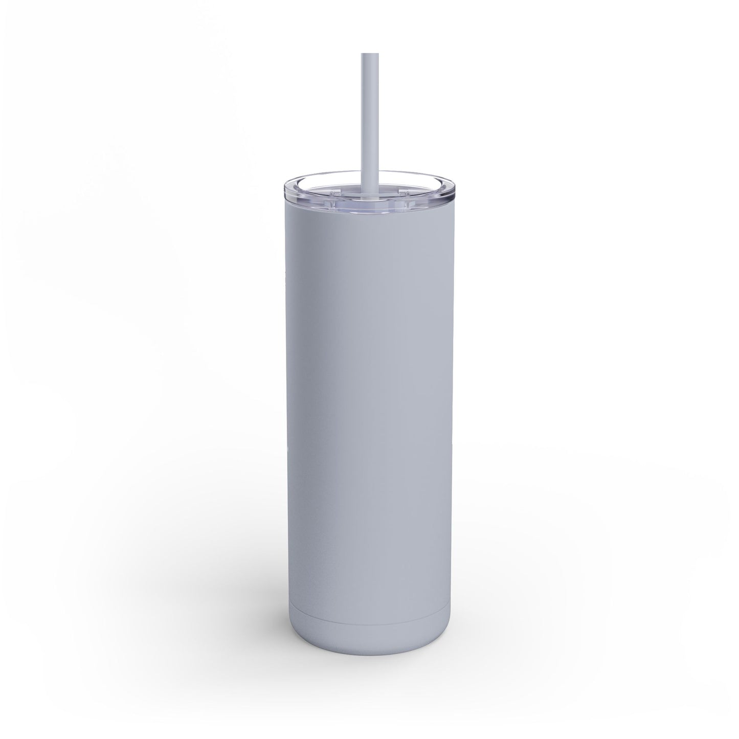 “Getting Shit Done” Matte Tumbler – 20oz Maars Skinny Tumbler with Straw | Chalk Script Hydration Statement