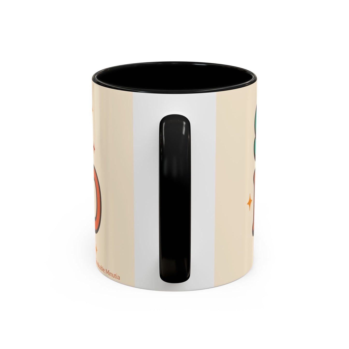 Study Fuel Color Accent Mug (11oz/15oz) – Retro Teacher/Student Coffee Cup • Back to School • Durable Ceramic