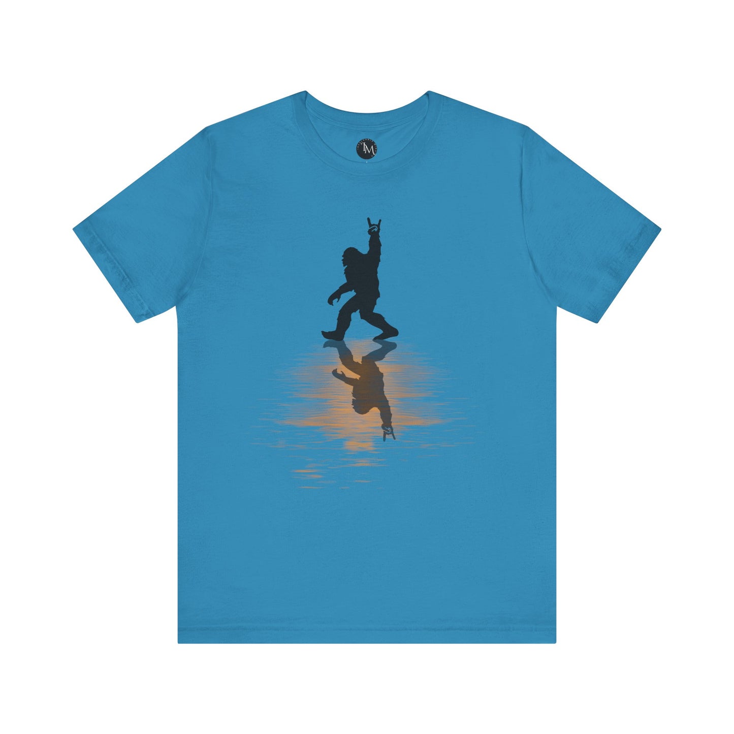 Rocking Bigfoot Unisex Bella+Canvas Jersey Tee - Fun Graphic Shirt for Nature & Cryptid Lovers