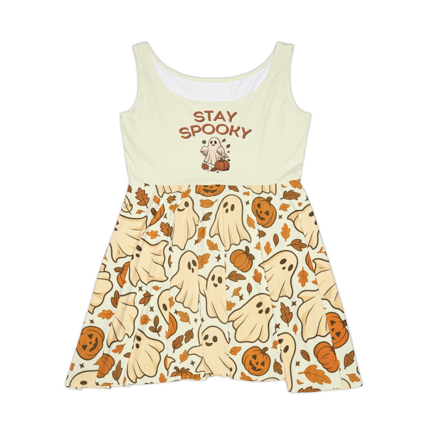 π» Stay Spooky Skater Dress β Soft Haunt Girl Edition