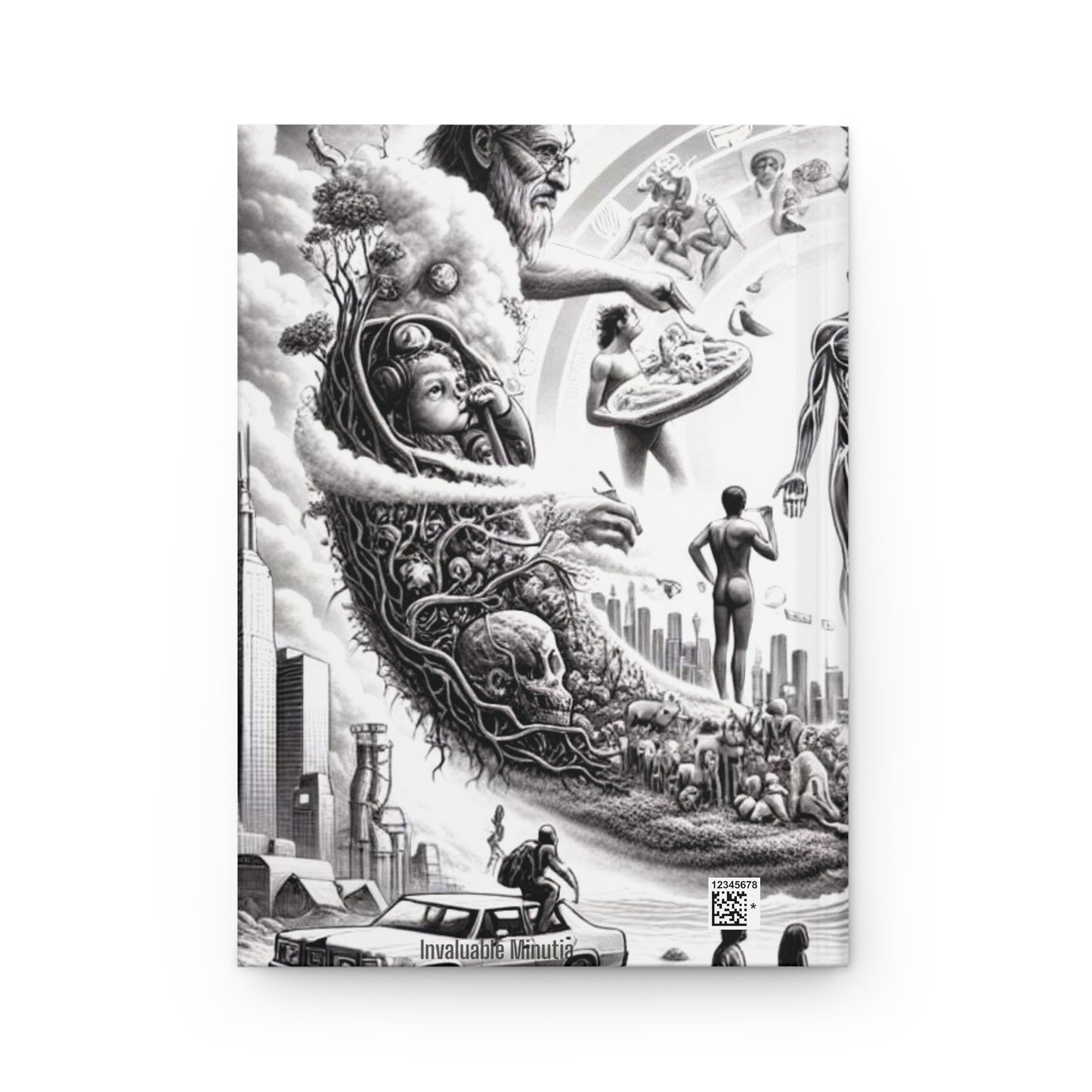 Cycle of Becoming — Premium Matte Hardcover Journal (5.75" x 8")