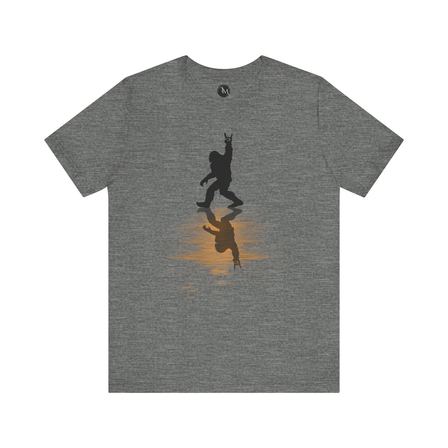 Rocking Bigfoot Unisex Bella+Canvas Jersey Tee - Fun Graphic Shirt for Nature & Cryptid Lovers