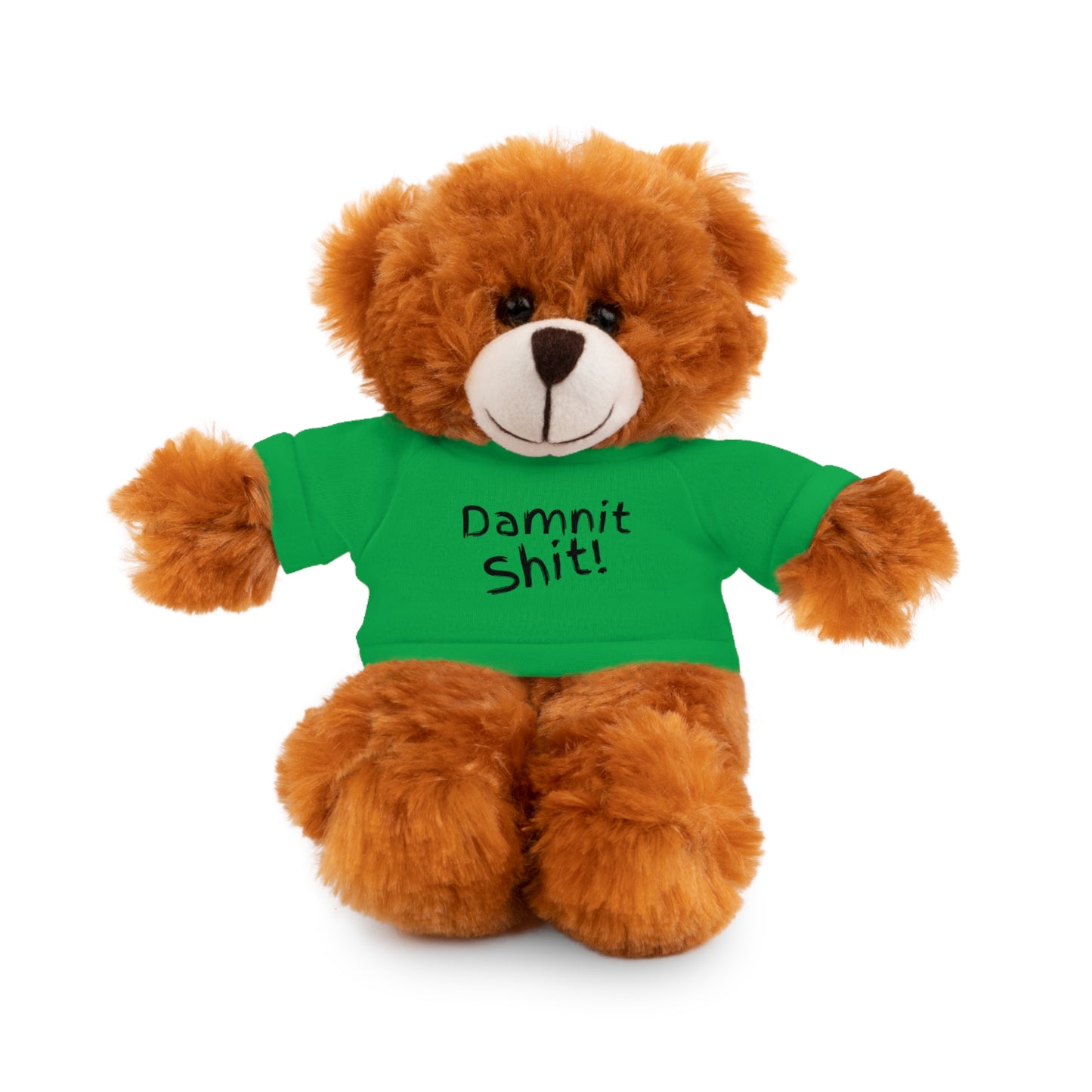 8" Funny Stuffed Animal Gift for Adults, Cute Plush Toy, Humor Bear, Sarcastic Gifts, Quirky Decor, Comfort Toy with Quote