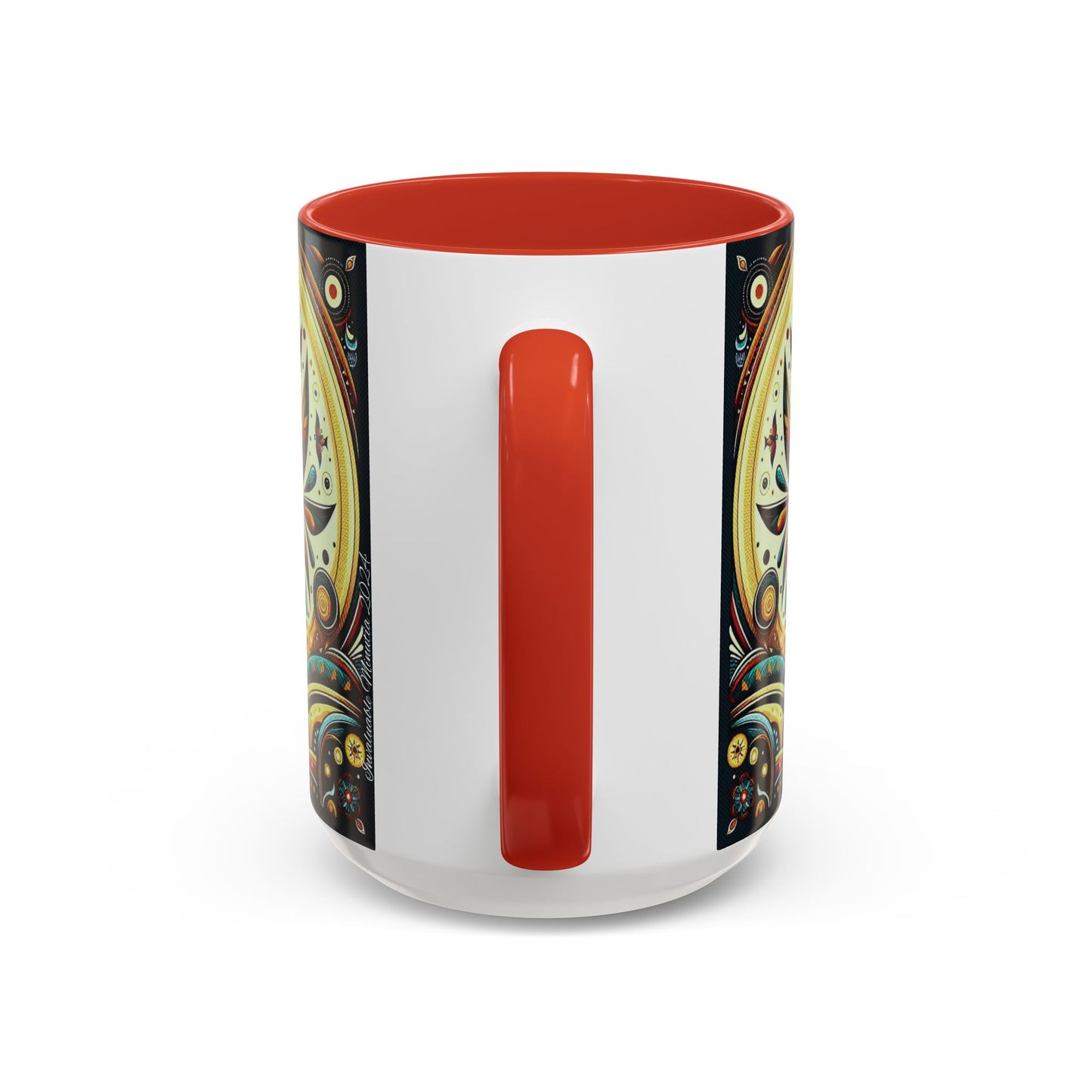 βοΈ Accent Coffee Mug (11, 15oz) β Beautiful Boho Style Graphic πΏ