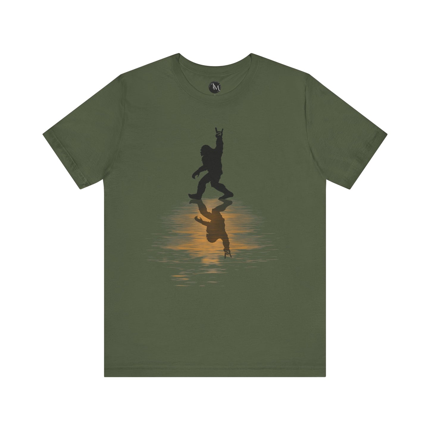 Rocking Bigfoot Unisex Bella+Canvas Jersey Tee - Fun Graphic Shirt for Nature & Cryptid Lovers