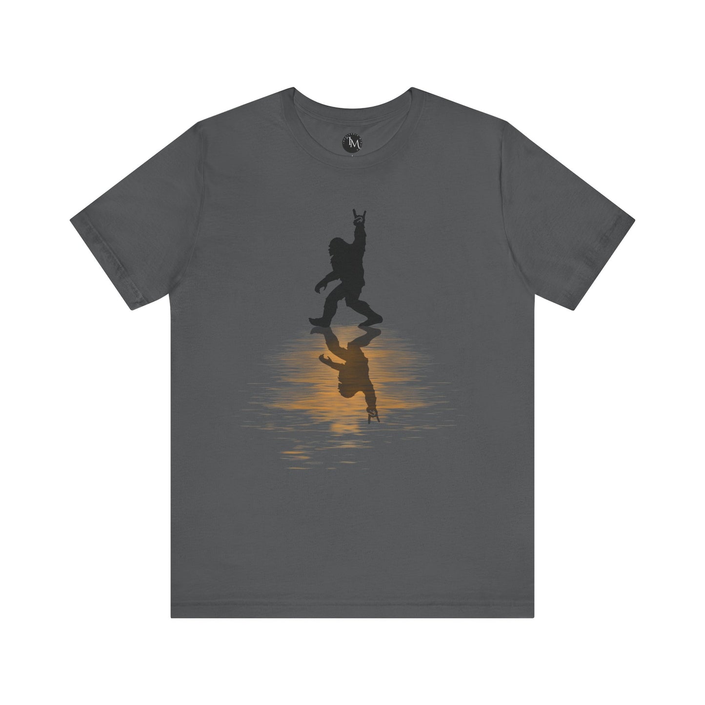 Rocking Bigfoot Unisex Bella+Canvas Jersey Tee - Fun Graphic Shirt for Nature & Cryptid Lovers