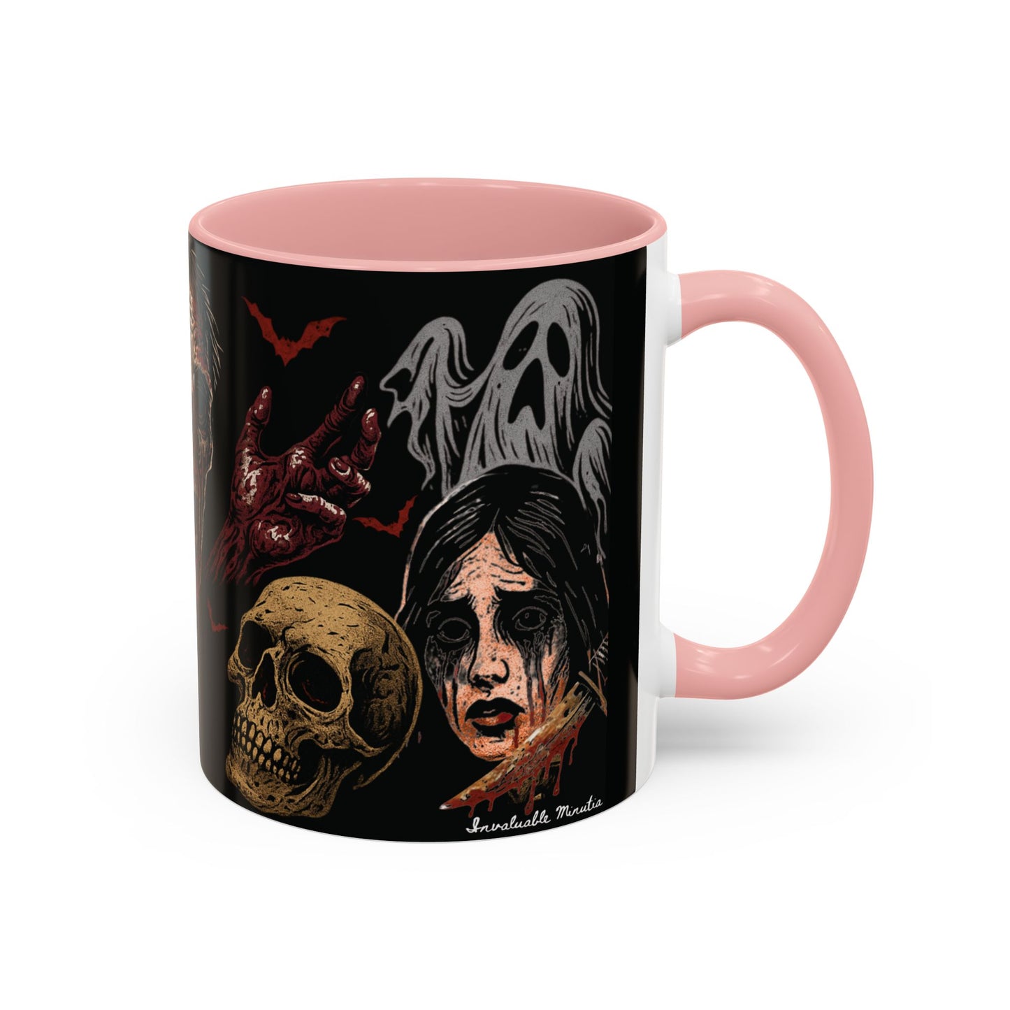 Horror Coffee Mug – Zombie Graveyard Halloween Design – 11oz & 15oz Ceramic – Creepy Goth Kitchen Decor