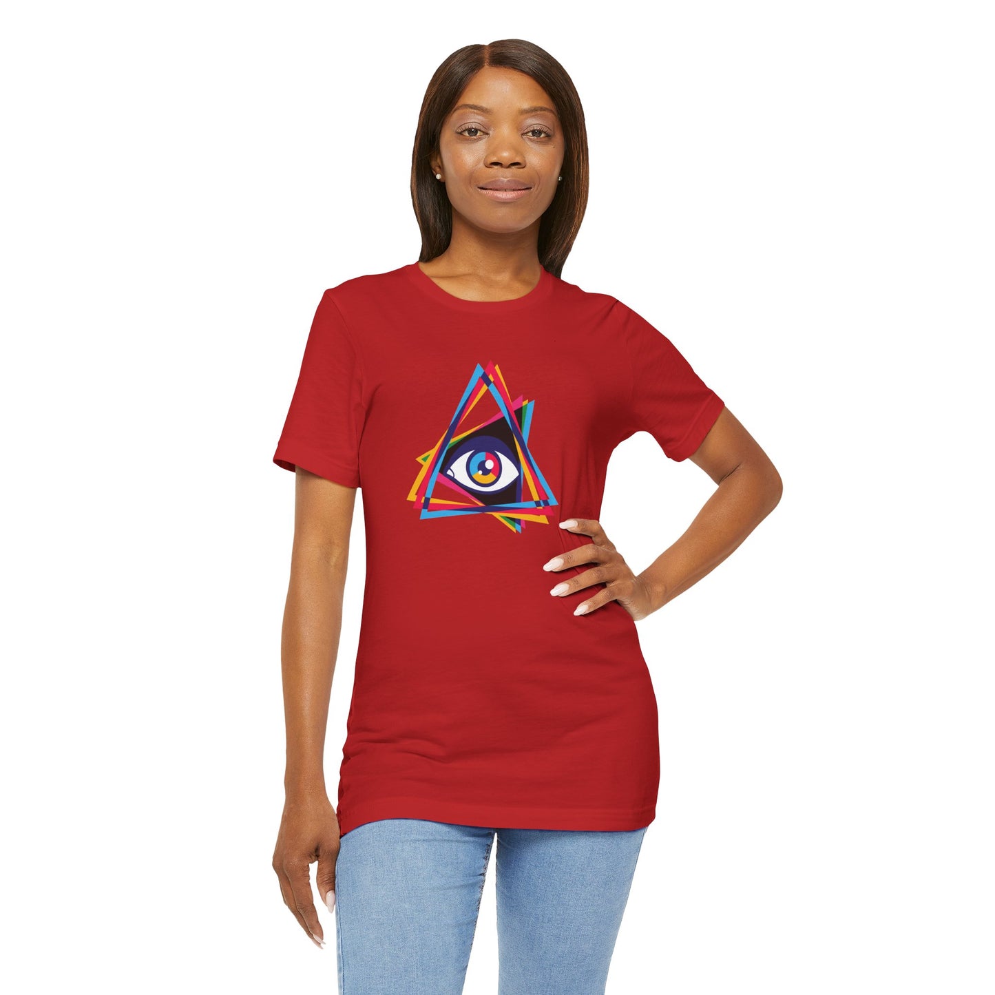 π Prism Eye Tee β Eye-Catching Multicolor Design - Unisex T-Shirt