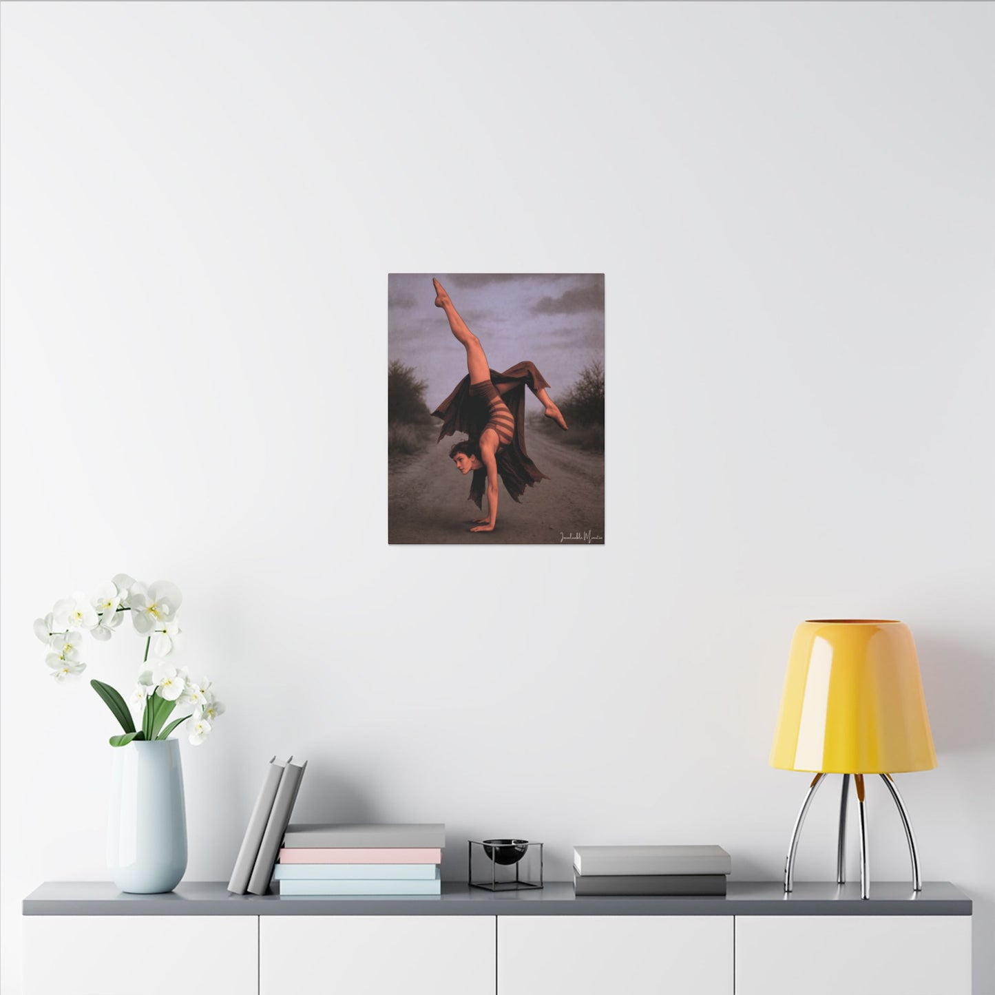 The Acrobat – Matte Canvas Print (Gallery-Wrapped) 0.75" – Vintage Circus-Inspired Canvas Wall Art
