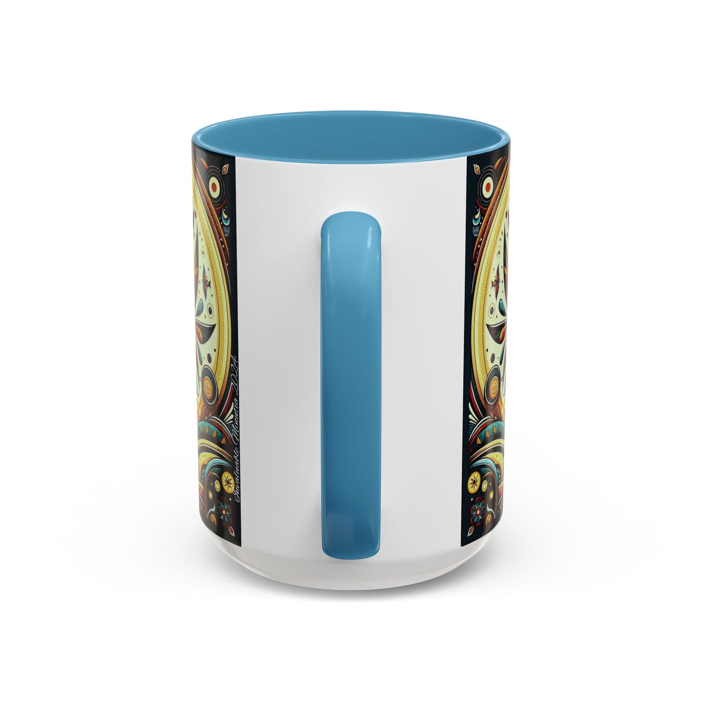 βοΈ Accent Coffee Mug (11, 15oz) β Beautiful Boho Style Graphic πΏ