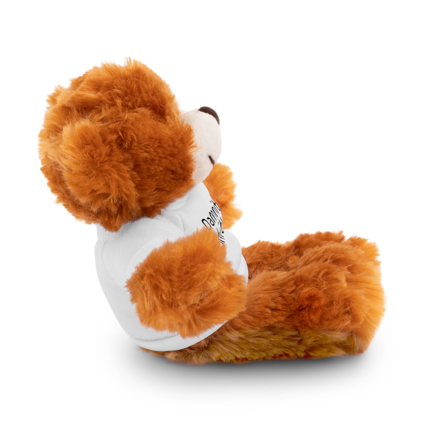 8" Funny Stuffed Animal Gift for Adults, Cute Plush Toy, Humor Bear, Sarcastic Gifts, Quirky Decor, Comfort Toy with Quote