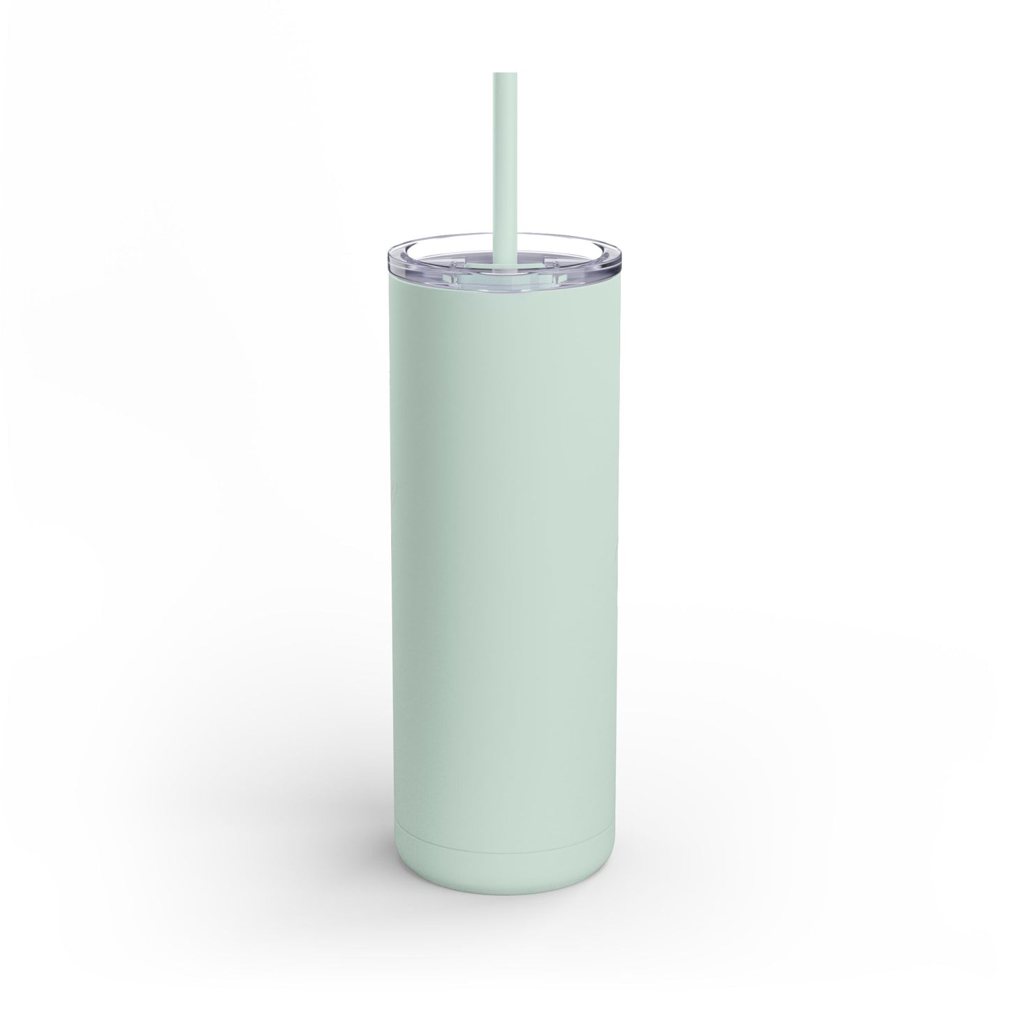 “Alive-ish” Matte Tumbler – 20oz Maars Skinny Tumbler with Straw | Chalk Script Hydration Statement