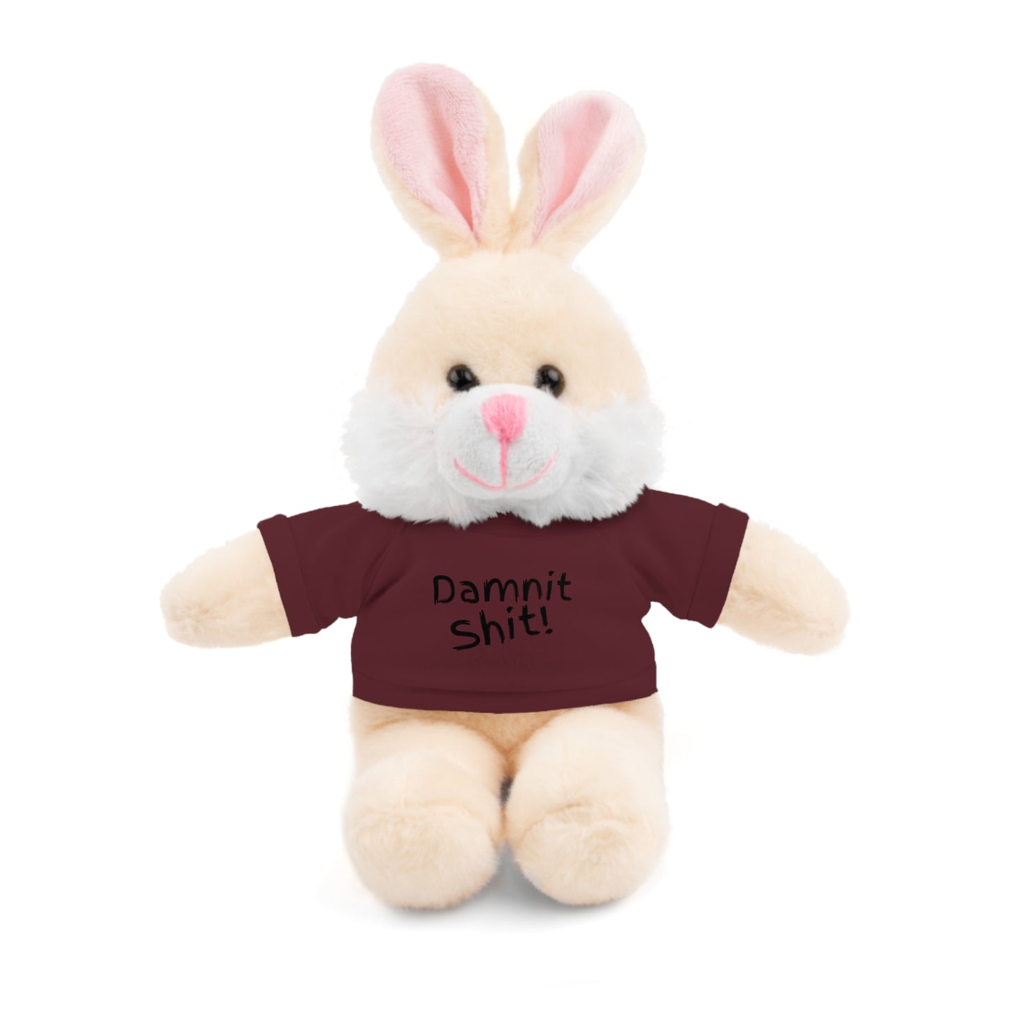 8" Funny Stuffed Animal Gift for Adults, Cute Plush Toy, Humor Bear, Sarcastic Gifts, Quirky Decor, Comfort Toy with Quote