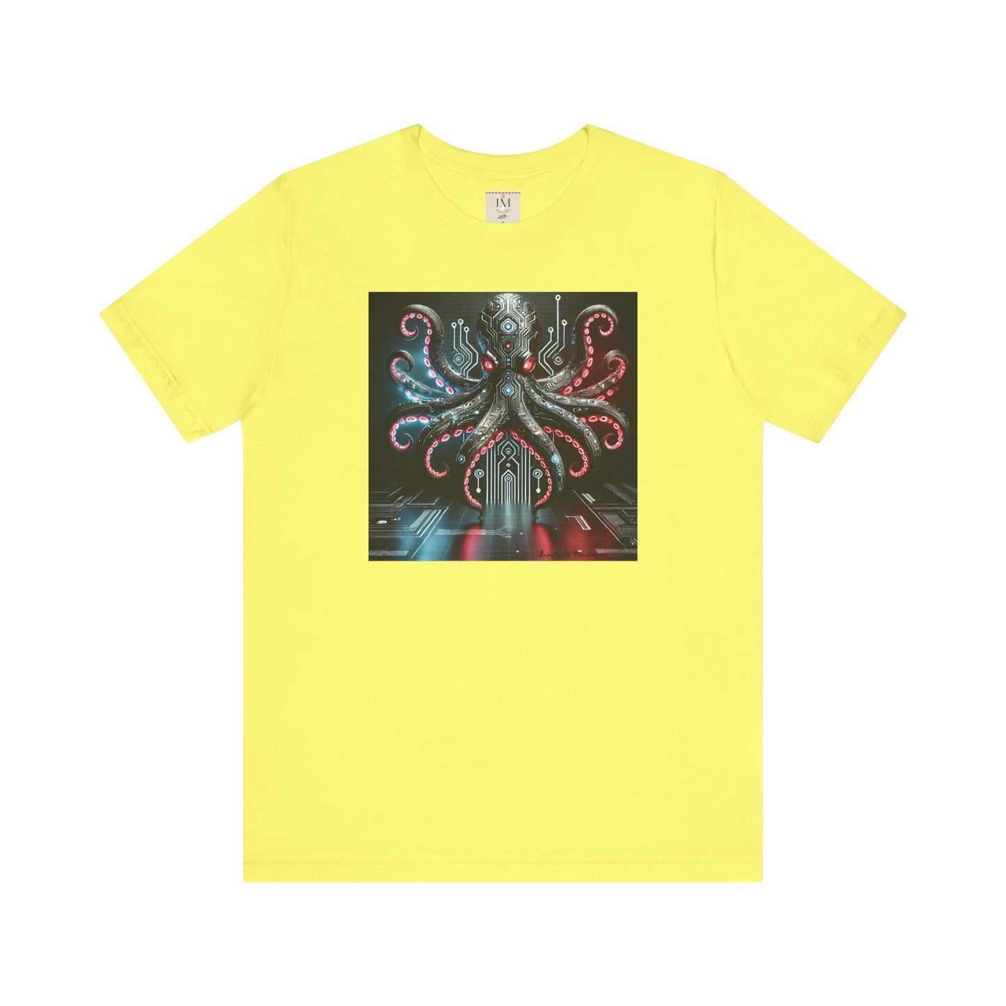 Octopus Sci-Fi Unisex Jersey Short Sleeve Tee - Perfect for Ocean Lovers & Sci-Fi Fans
