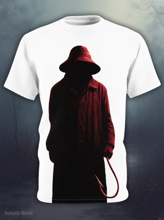Forgotten Slasher Horror Unisex Tee – Fisherman Hook AOP Shirt | Boutique Horror Fashion